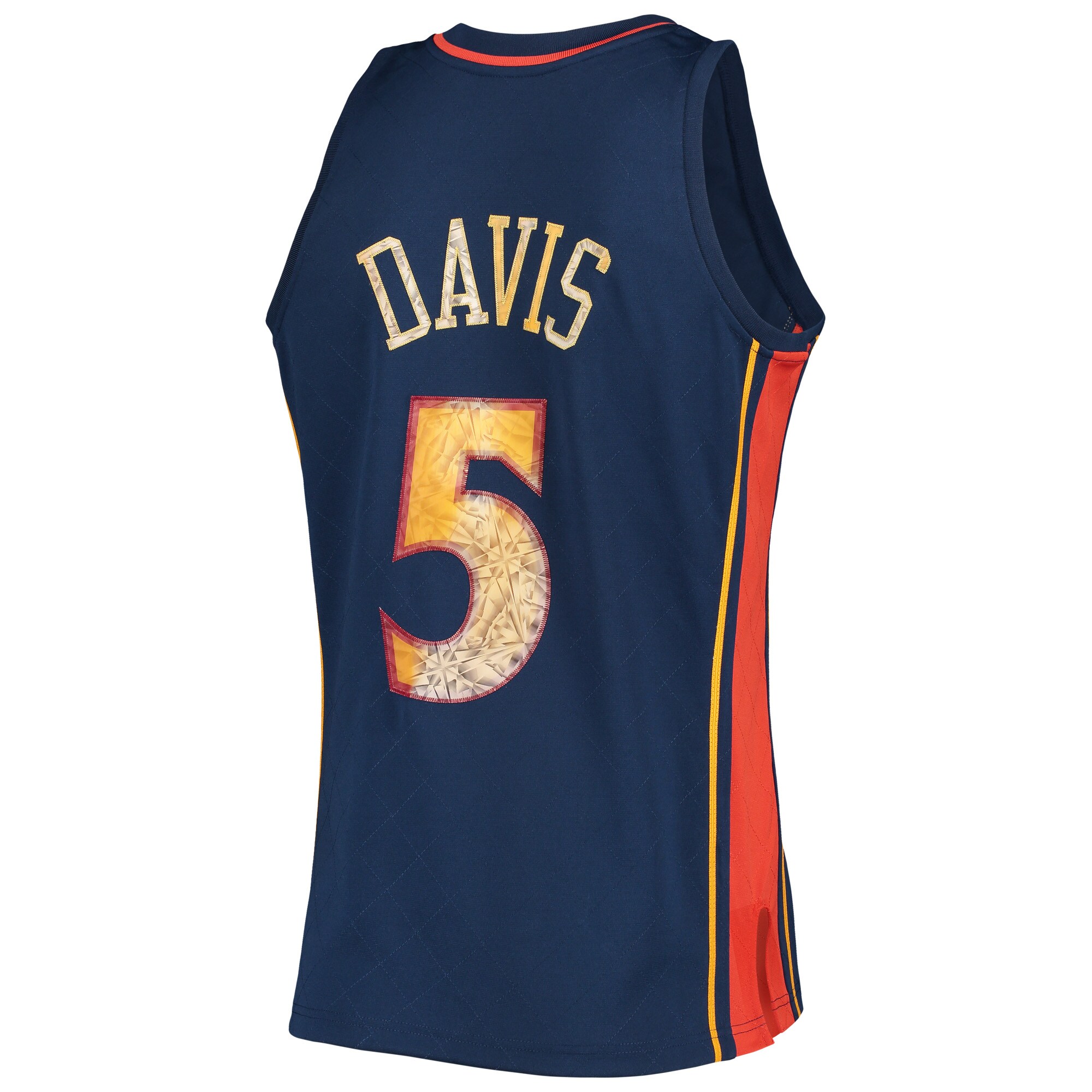 Baron Davis Golden State Warriors Mitchell & Ness 2006\/07 Hardwood Classics NBA 75th Anniversary Diamond Swingman Jersey - Royal