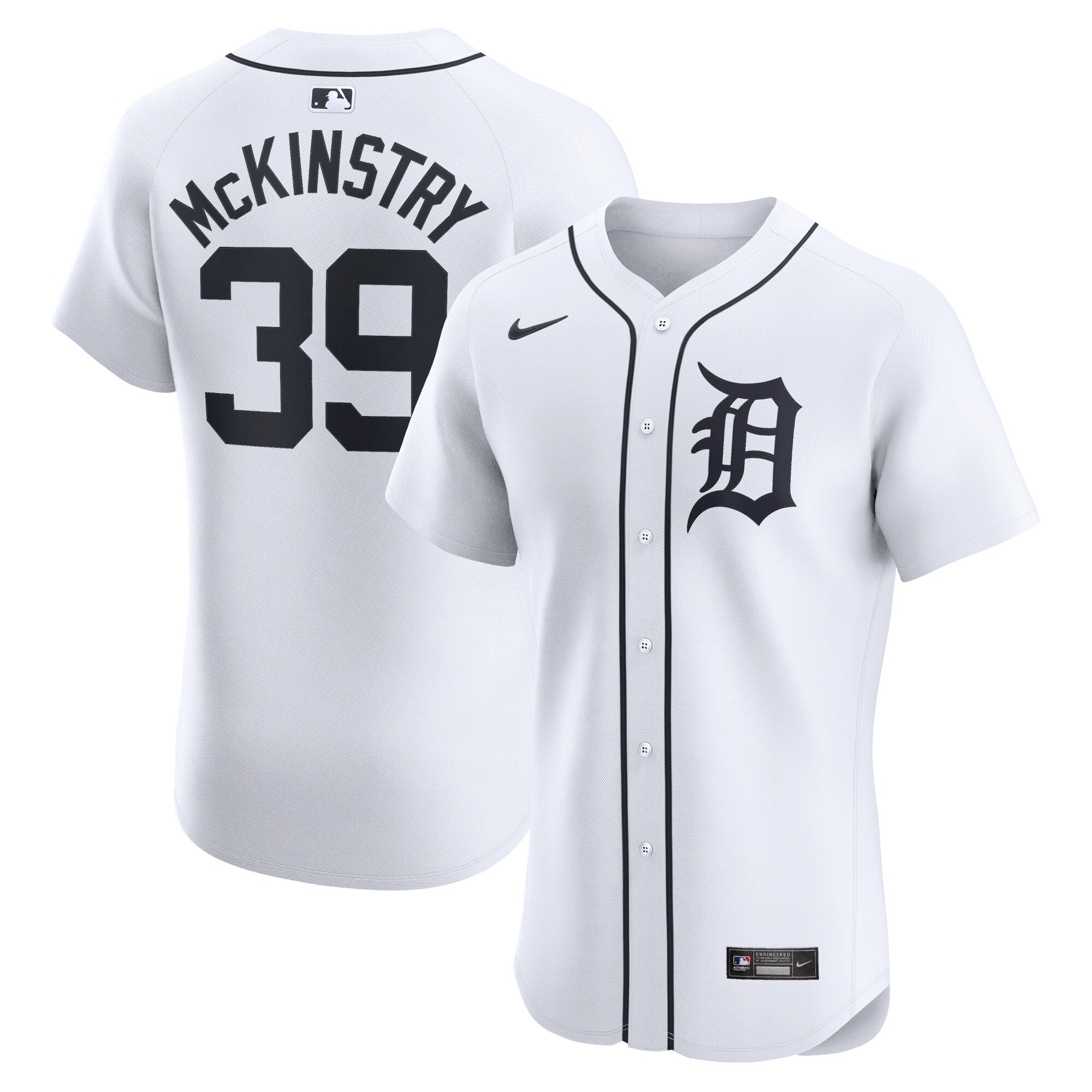 Zach McKinstry Detroit Tigers  Home Elite Player Jersey - White