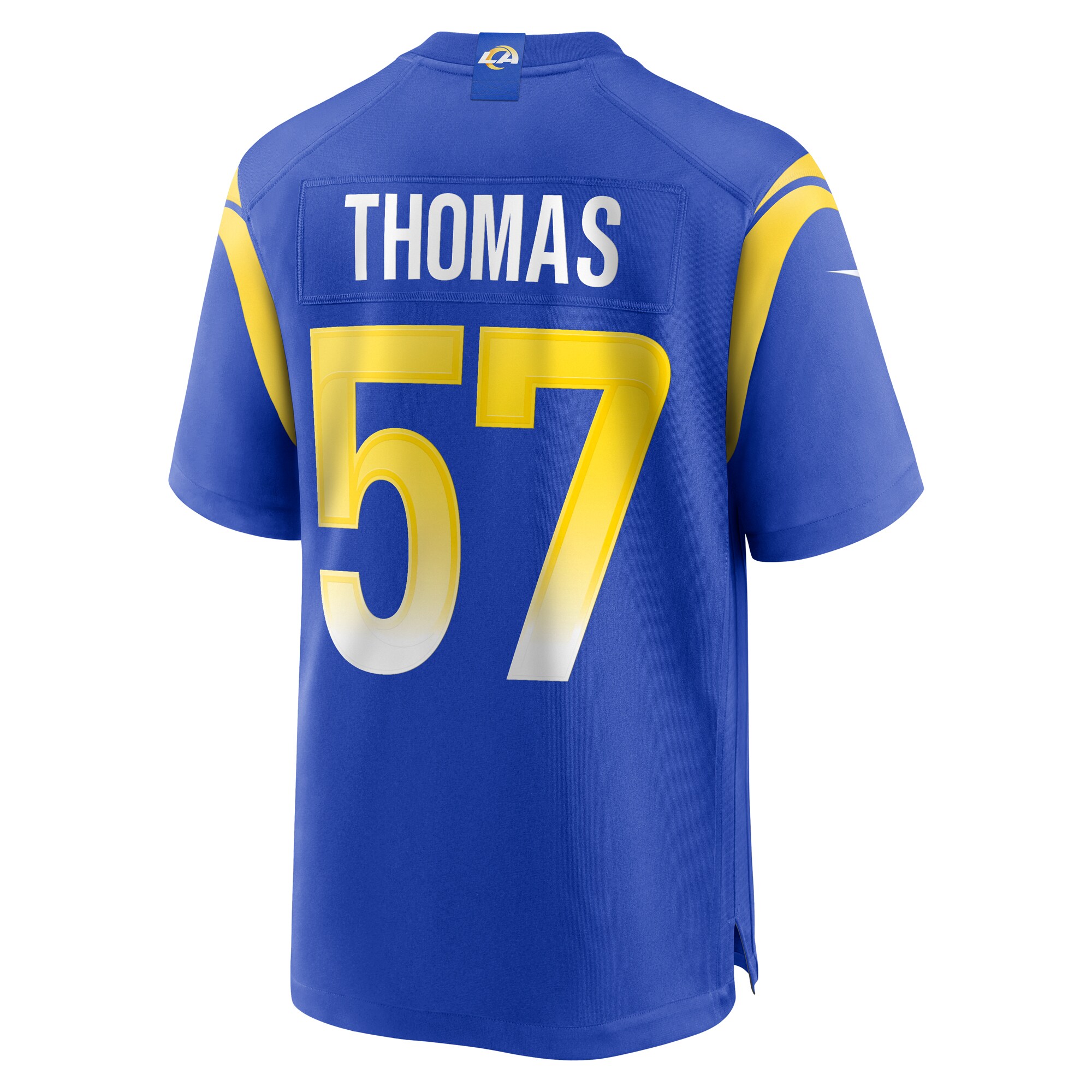 Zachary Thomas Los Angeles Rams  Team Game Jersey -  Royal