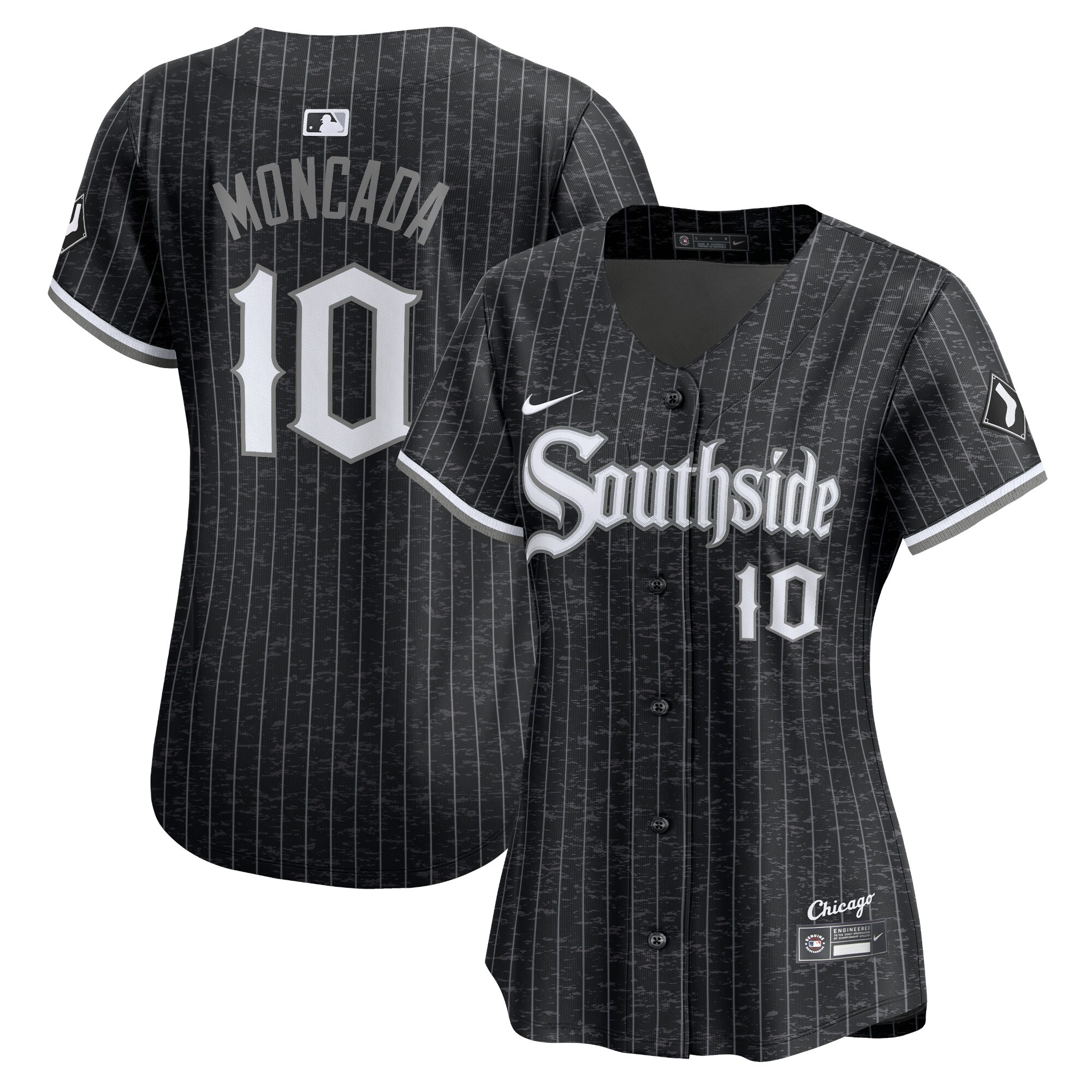Yo\u00c3\u00a1n Moncada Chicago White Sox Women's City Connect Limited Player Jersey - Black