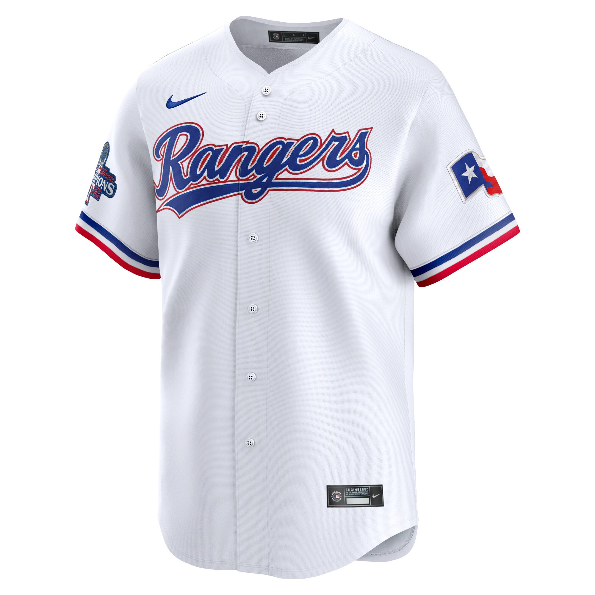 Adolis Garc\u00c3\u00ada Texas Rangers Home 2023 World Series Champions Limited Jersey - White