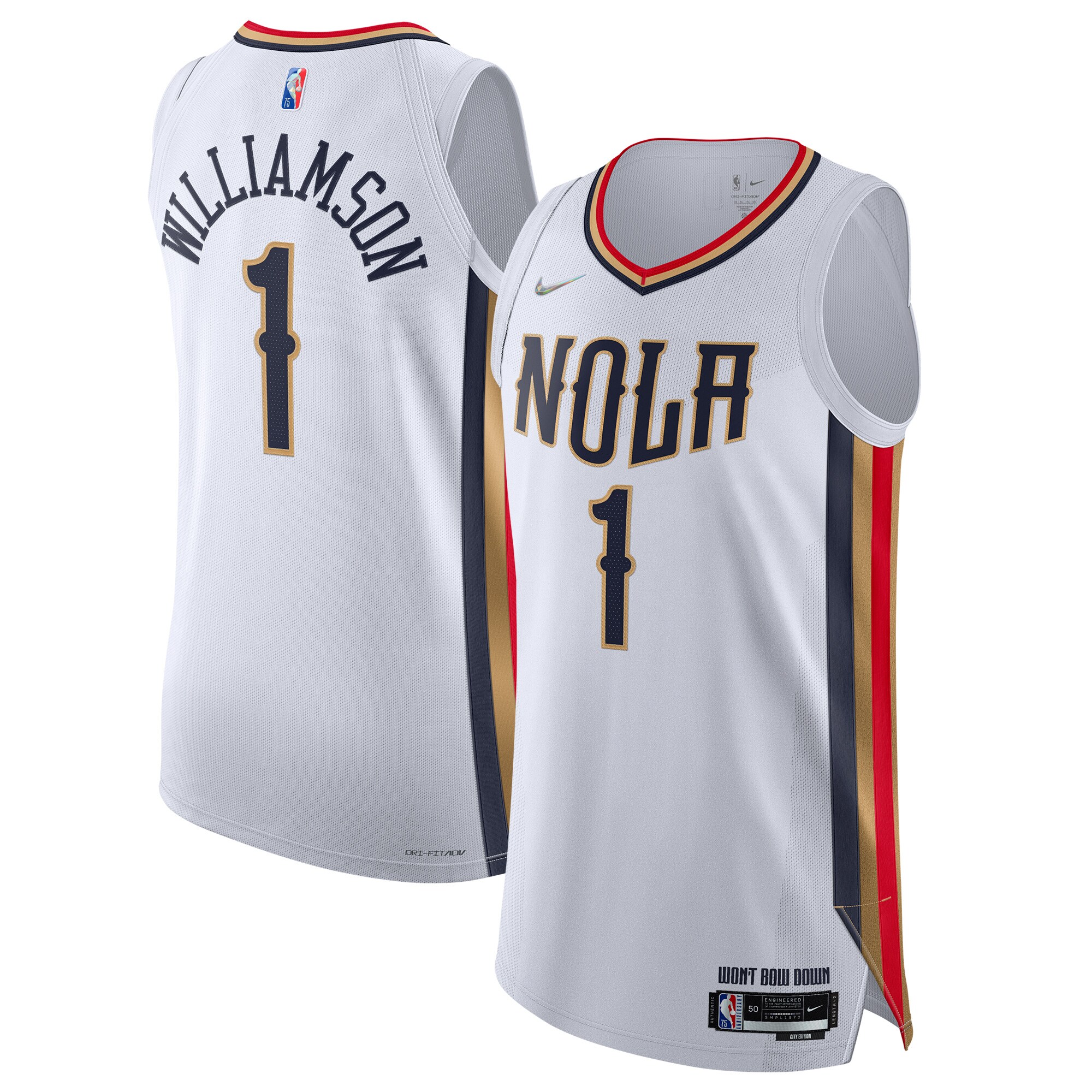 Zion Williamson New Orleans Pelicans 2021\/22 Swingman Jersey - City Edition - White