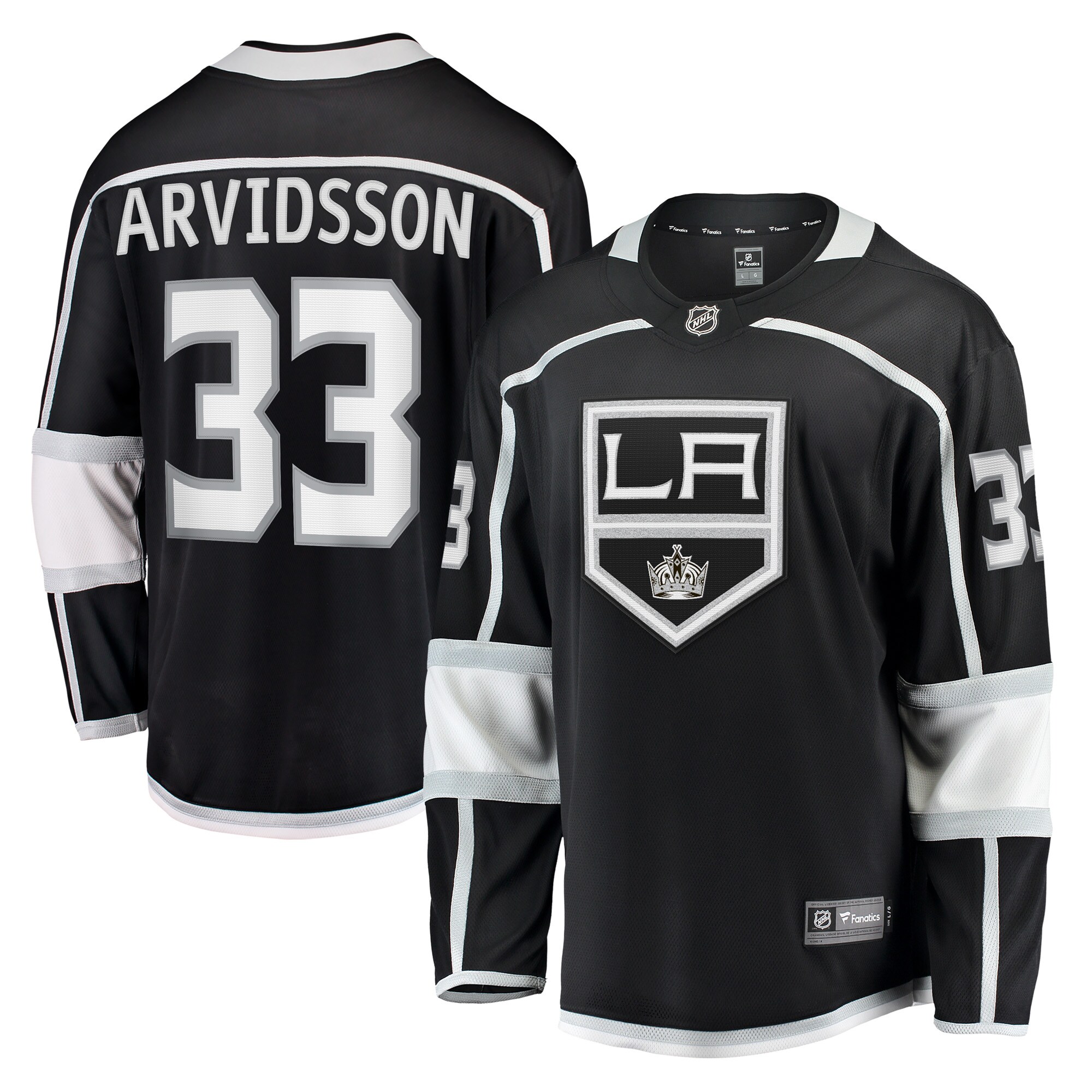 Viktor Arvidsson Los Angeles Kings Fanatics Home Breakaway Player Jersey - Black