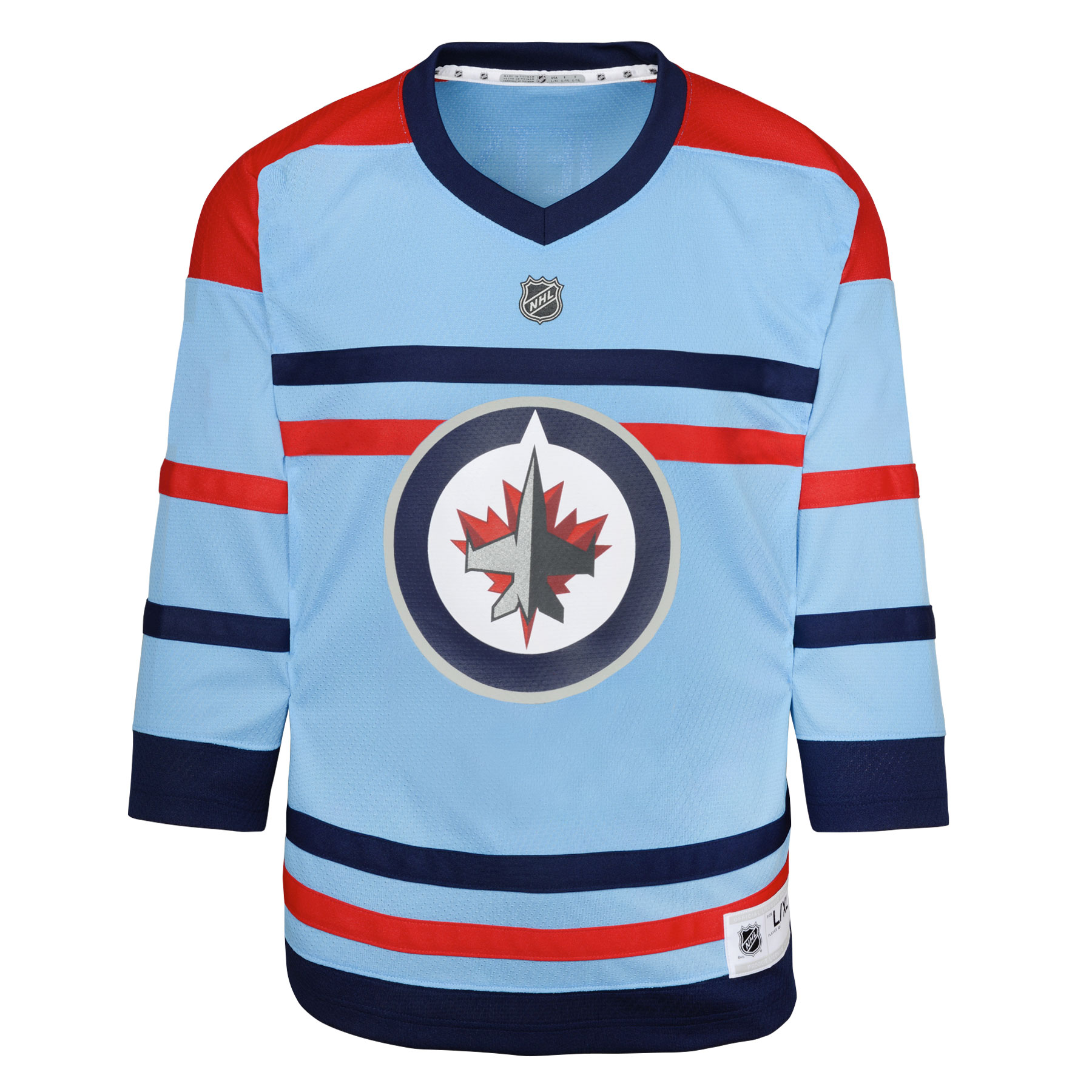 Winnipeg Jets Preschool Anniversary Replica Jersey - Light Blue