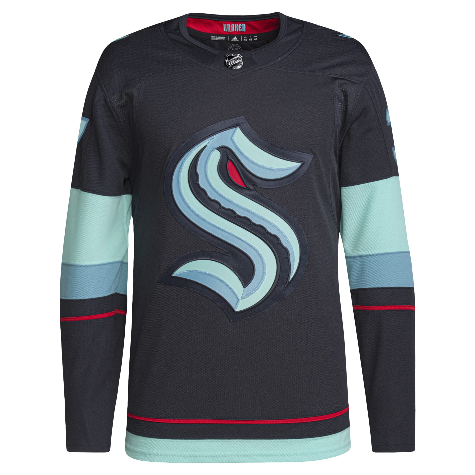 Yanni Gourde Seattle Kraken adidas Home Primegreen Authentic Pro Player Jersey - Deep Sea Blue