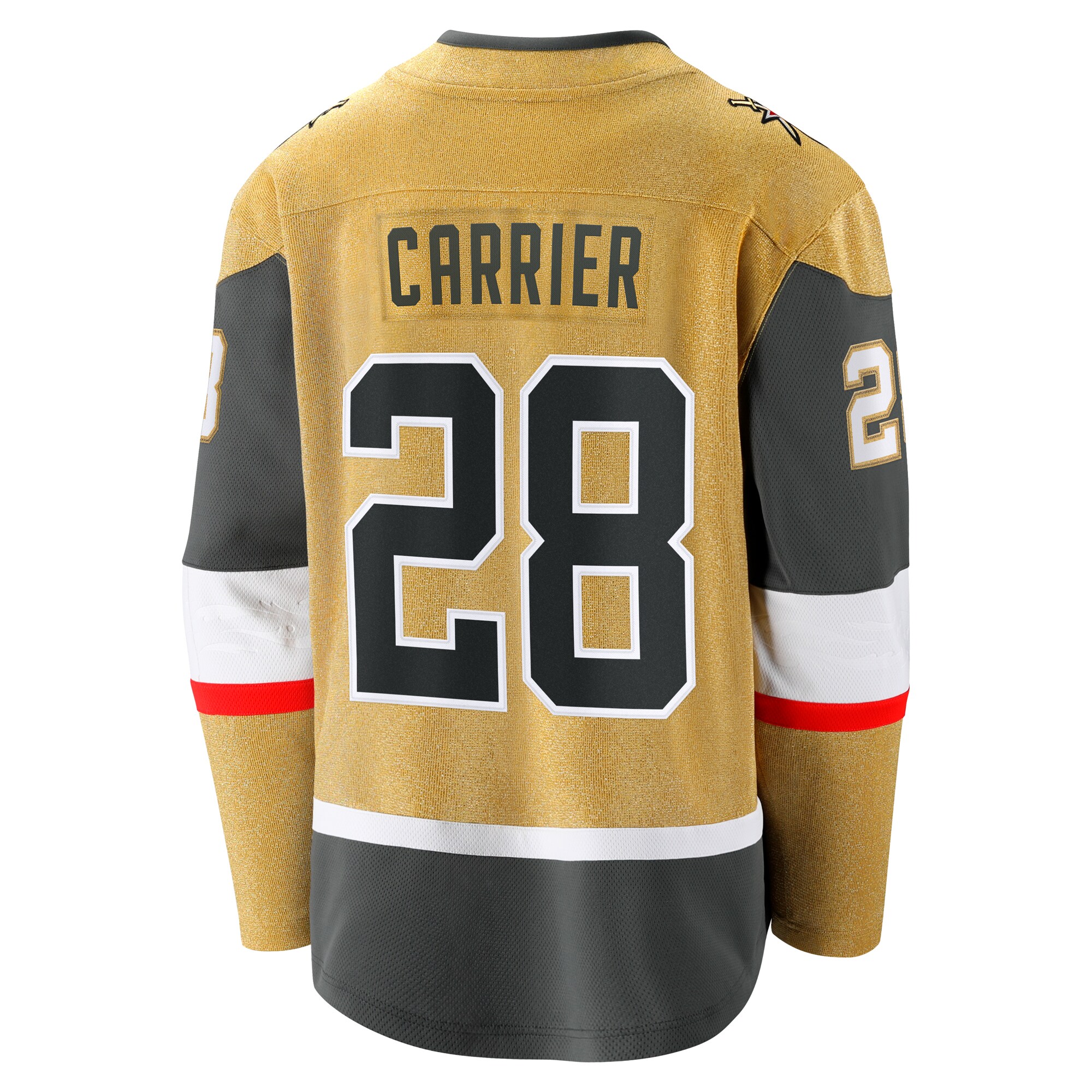 William Carrier Vegas Golden Knights Fanatics Home Breakaway Jersey - Gold