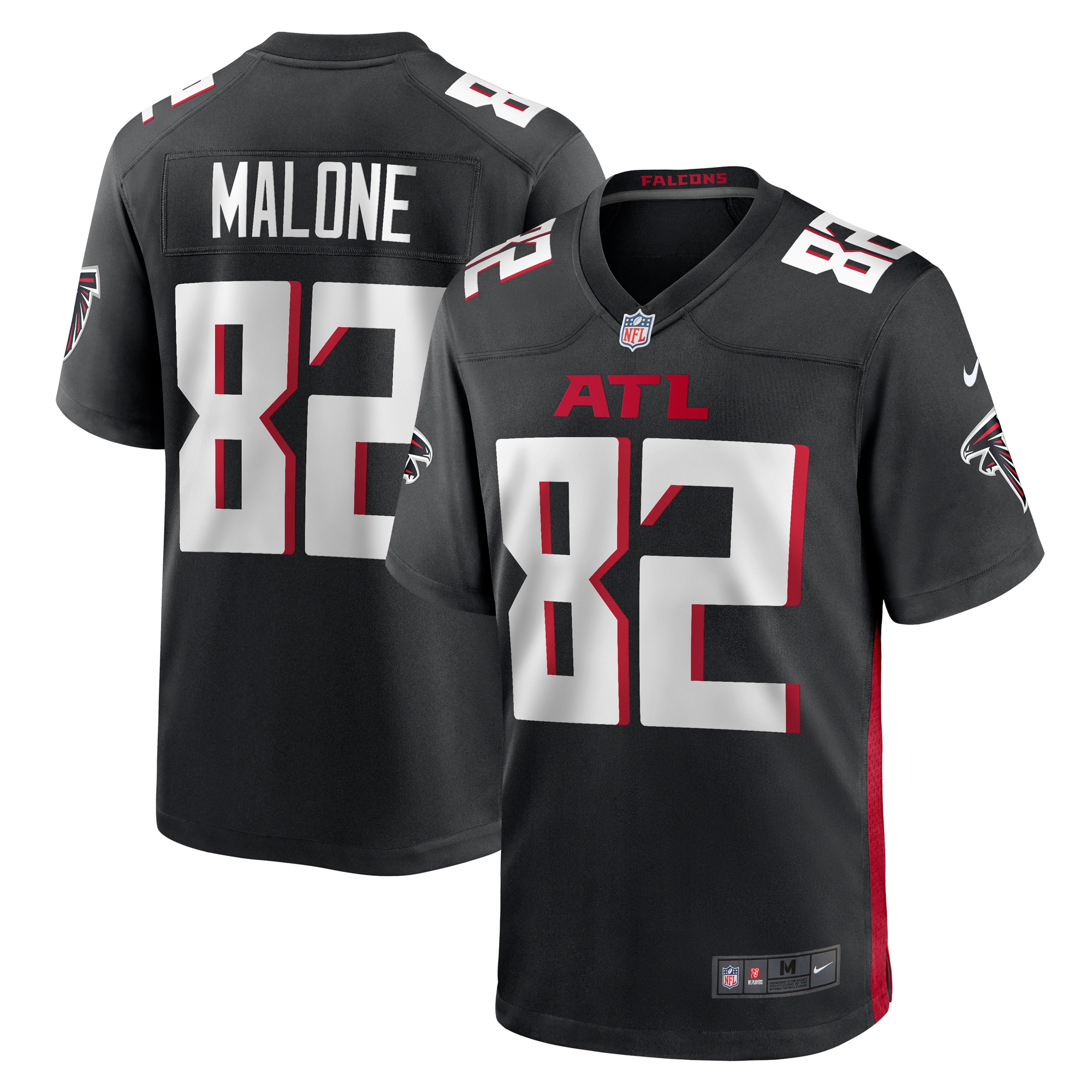 Xavier Malone Atlanta Falcons   Game Jersey -  Black