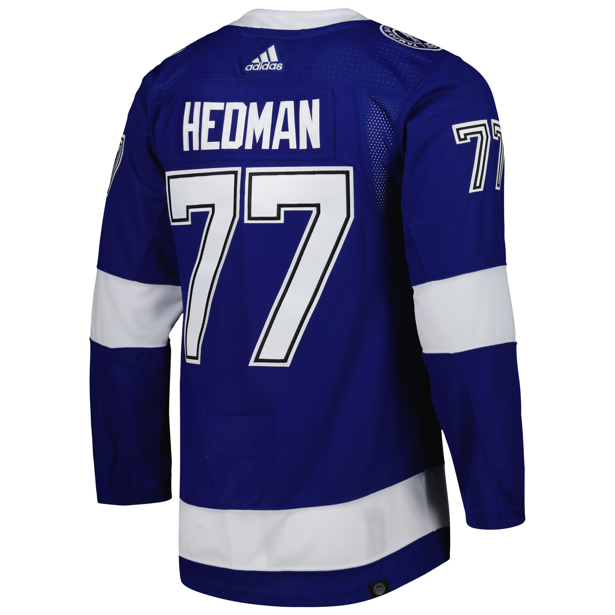 Victor Hedman Tampa Bay Lightning adidas  Primegreen Authentic Player Jersey - Blue