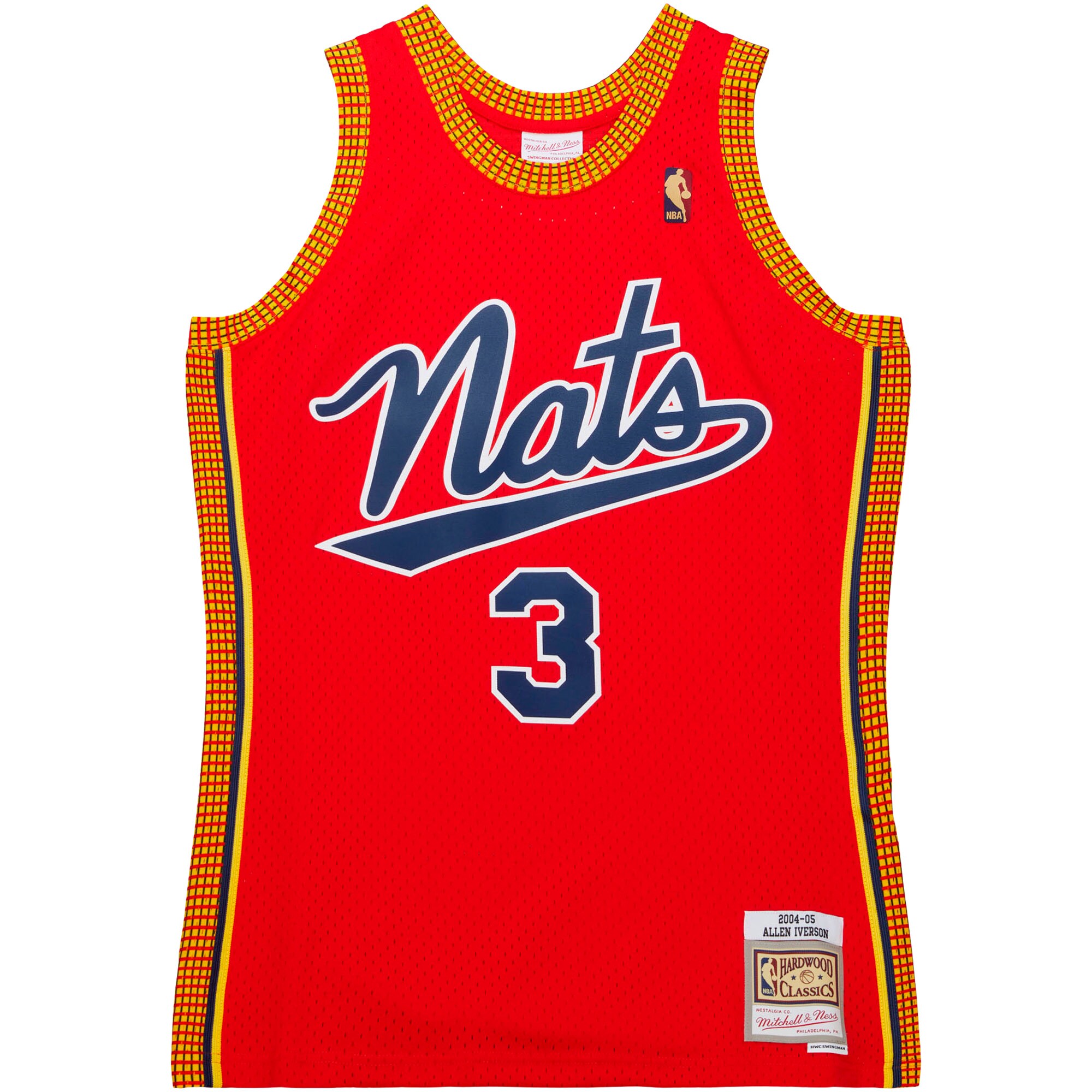Allen Iverson Philadelphia 76ers Mitchell & Ness 2004\/05 Hardwood Classics Swingman Jersey - Red