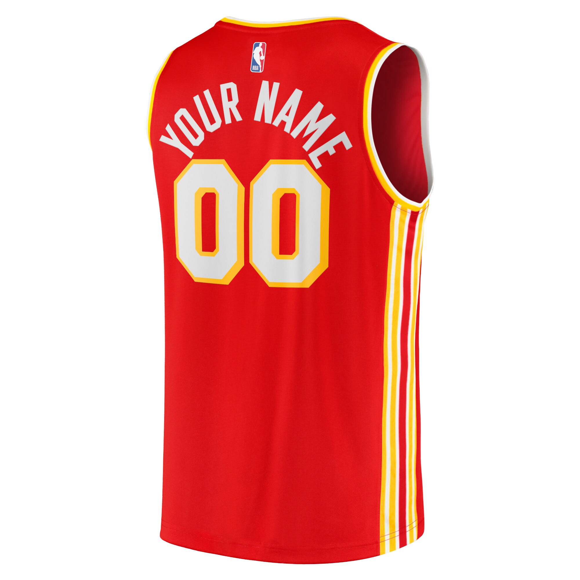 Atlanta Hawks Fanatics Youth Fast Break Custom Jersey - Red - Icon Edition