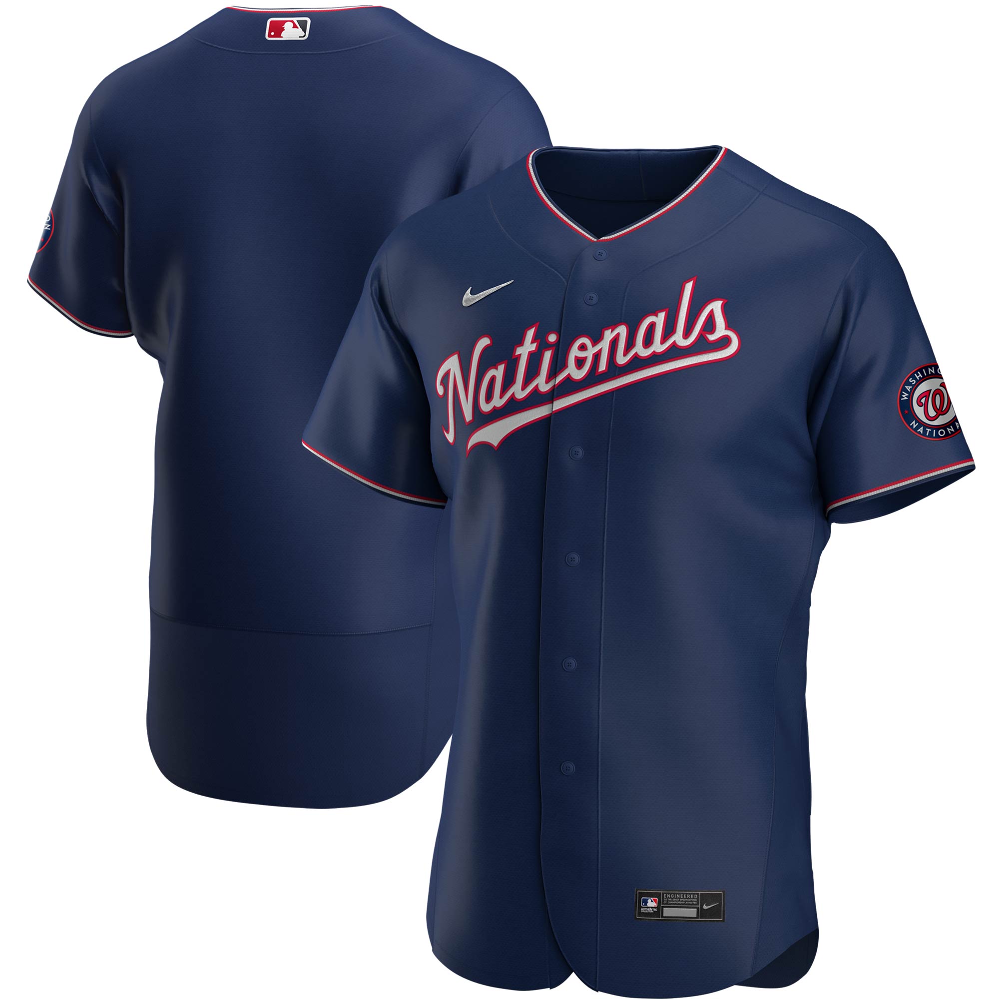 Washington Nationals  Alternate Authentic Team Jersey - Navy