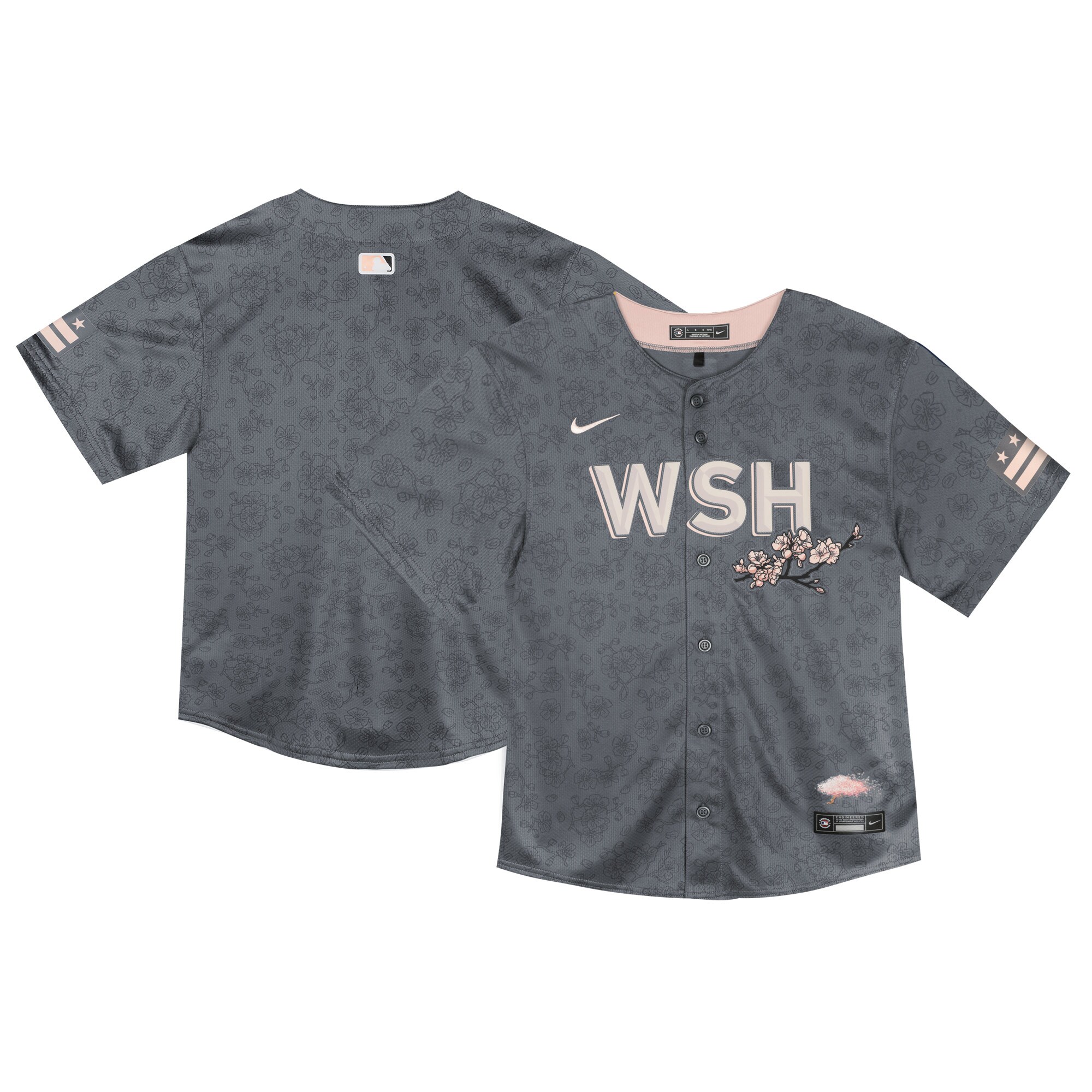 Washington Nationals  Toddler City Connect Limited Jersey - Charcoal