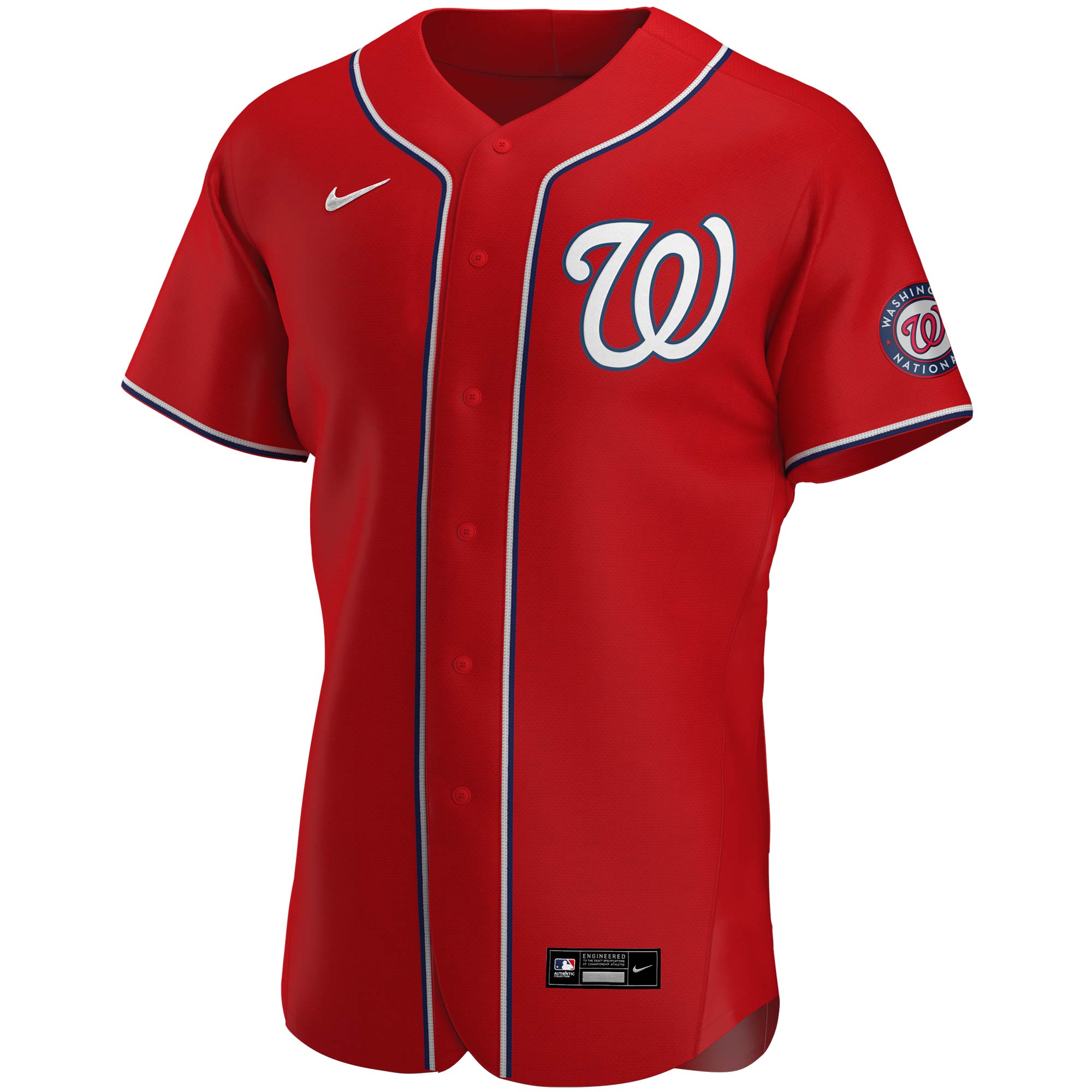 Washington Nationals  Alternate Authentic Team Jersey - Red