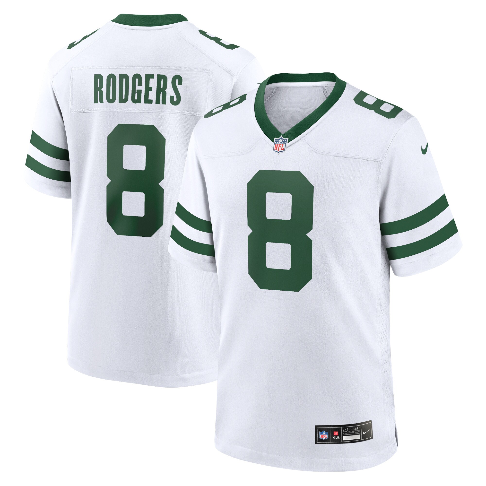 Aaron Rodgers New York Jets  Game Jersey - Legacy White