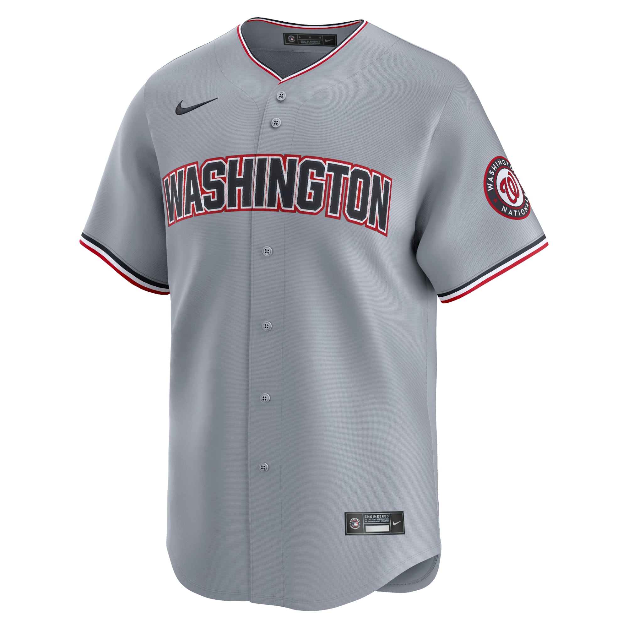 Washington Nationals  Road Limited Jersey Gray