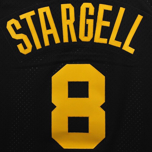 Willie Stargell Pittsburgh Pirates Mitchell & Ness 1982 Authentic Cooperstown Collection Mesh Batting Practice Jersey - Black
