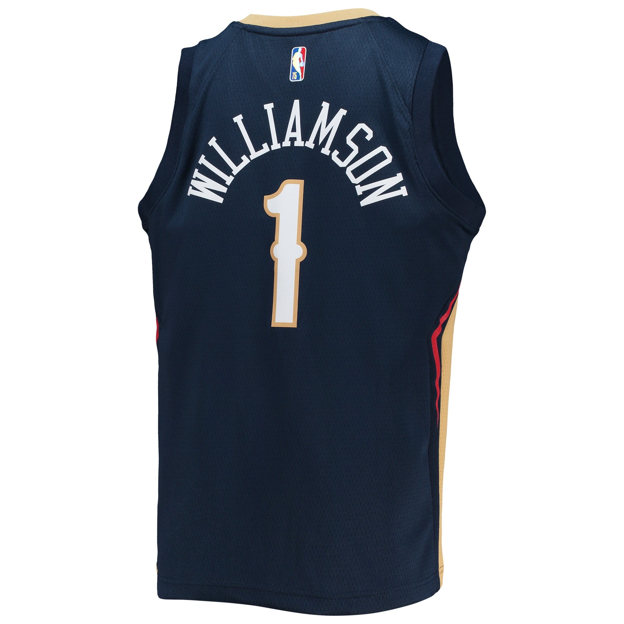 Zion Williamson New Orleans Pelicans  Youth 2021\/22 Diamond Swingman Jersey - Icon Edition - Navy