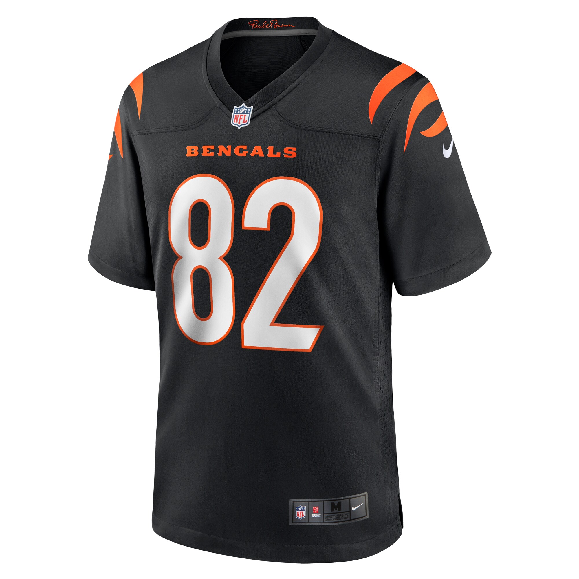 Zach Gentry Cincinnati Bengals   Game Jersey -  Black
