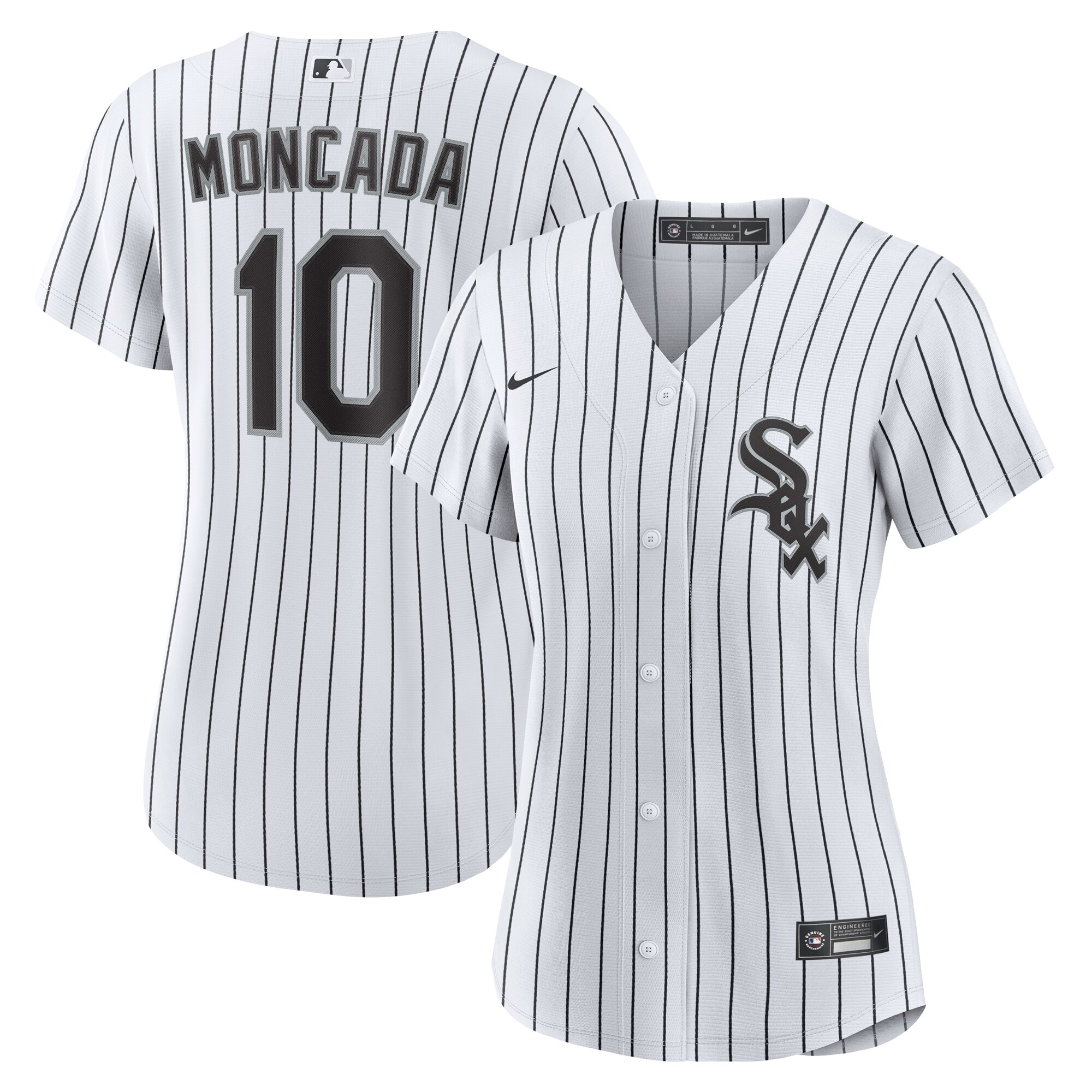 Yo\u00c3\u00a1n Moncada Chicago White Sox Women's Home Replica Player Jersey - White