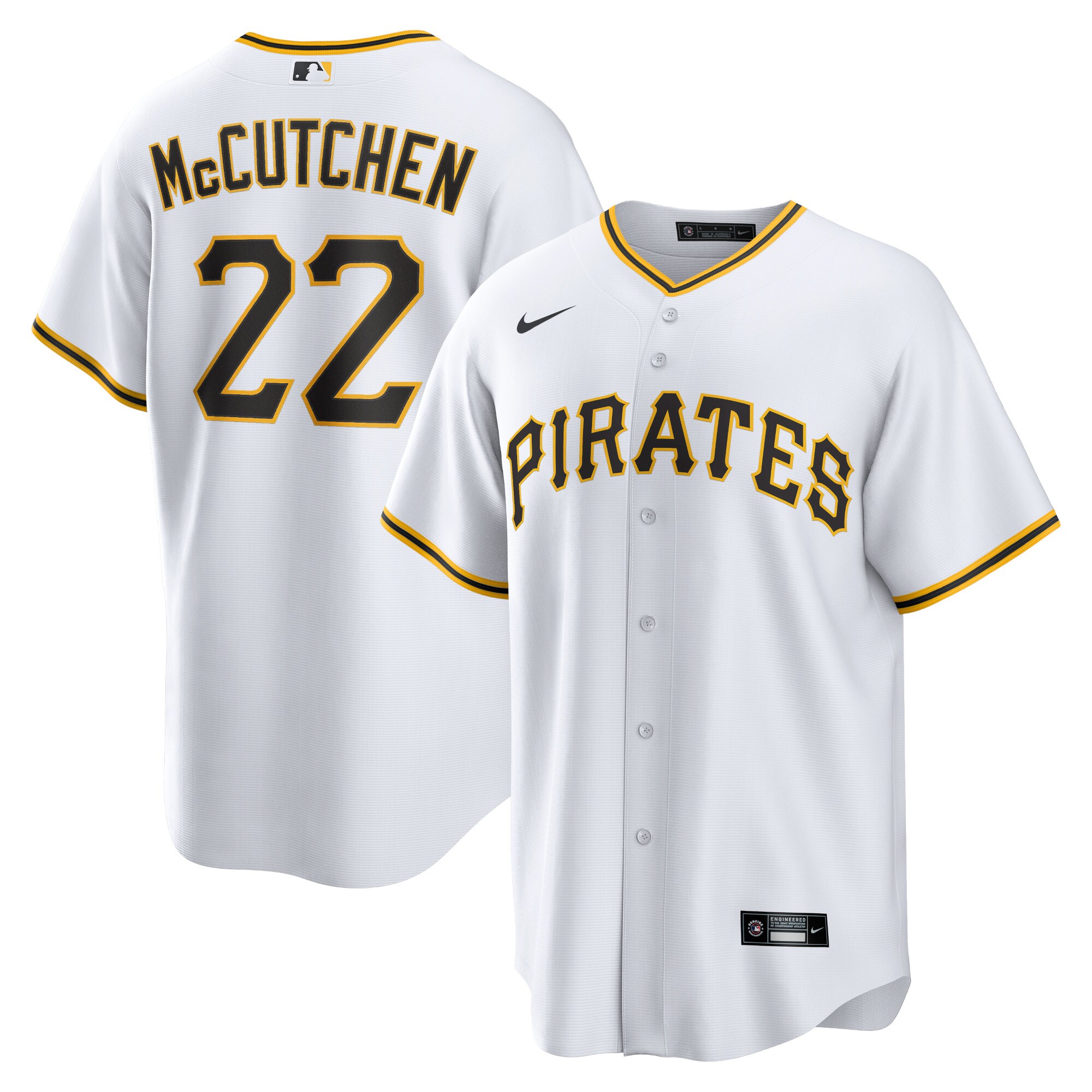 Andrew McCutchen Pittsburgh Pirates  Replica Player Jersey - White