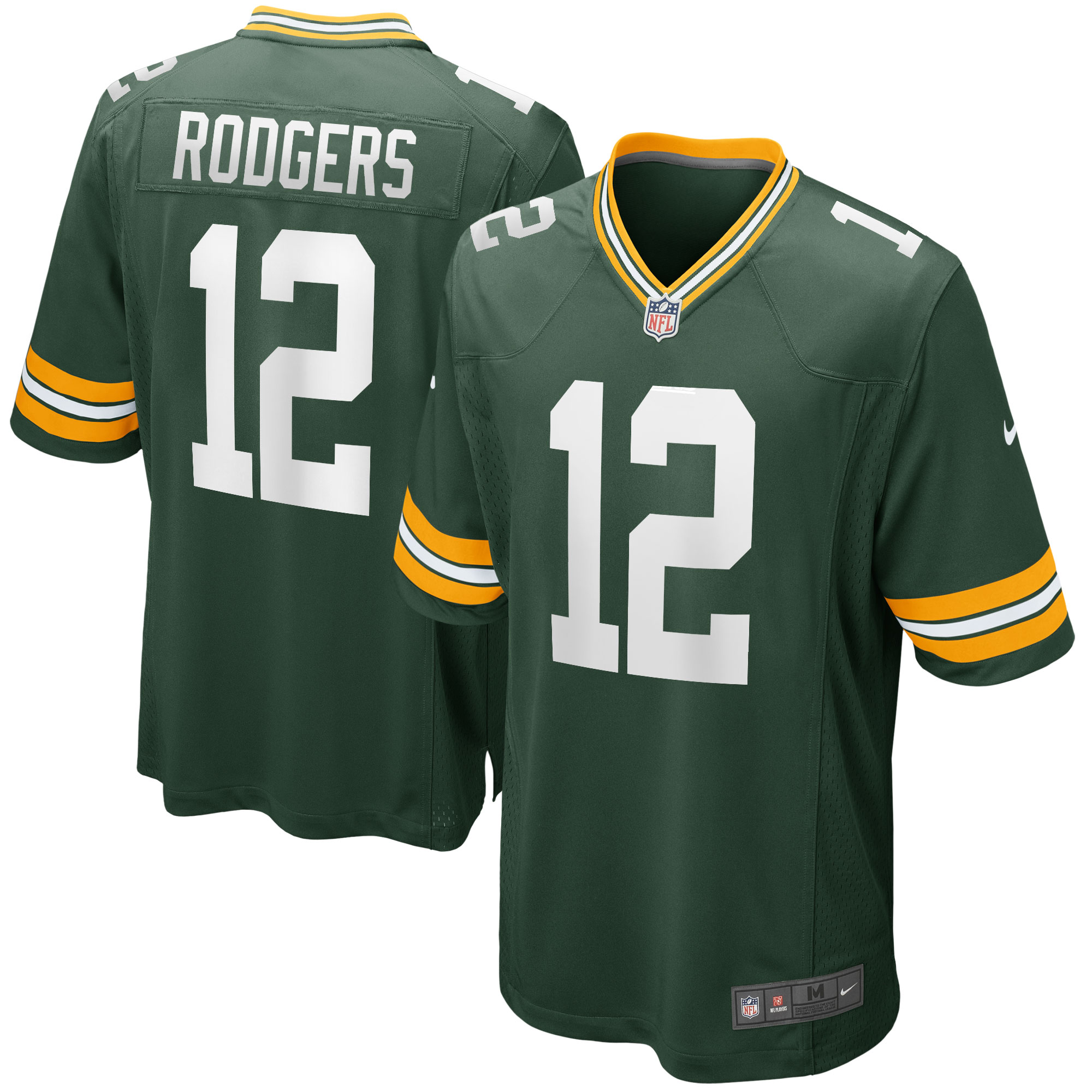 Aaron Rodgers Green Bay Packers  Game Player Jersey - Green