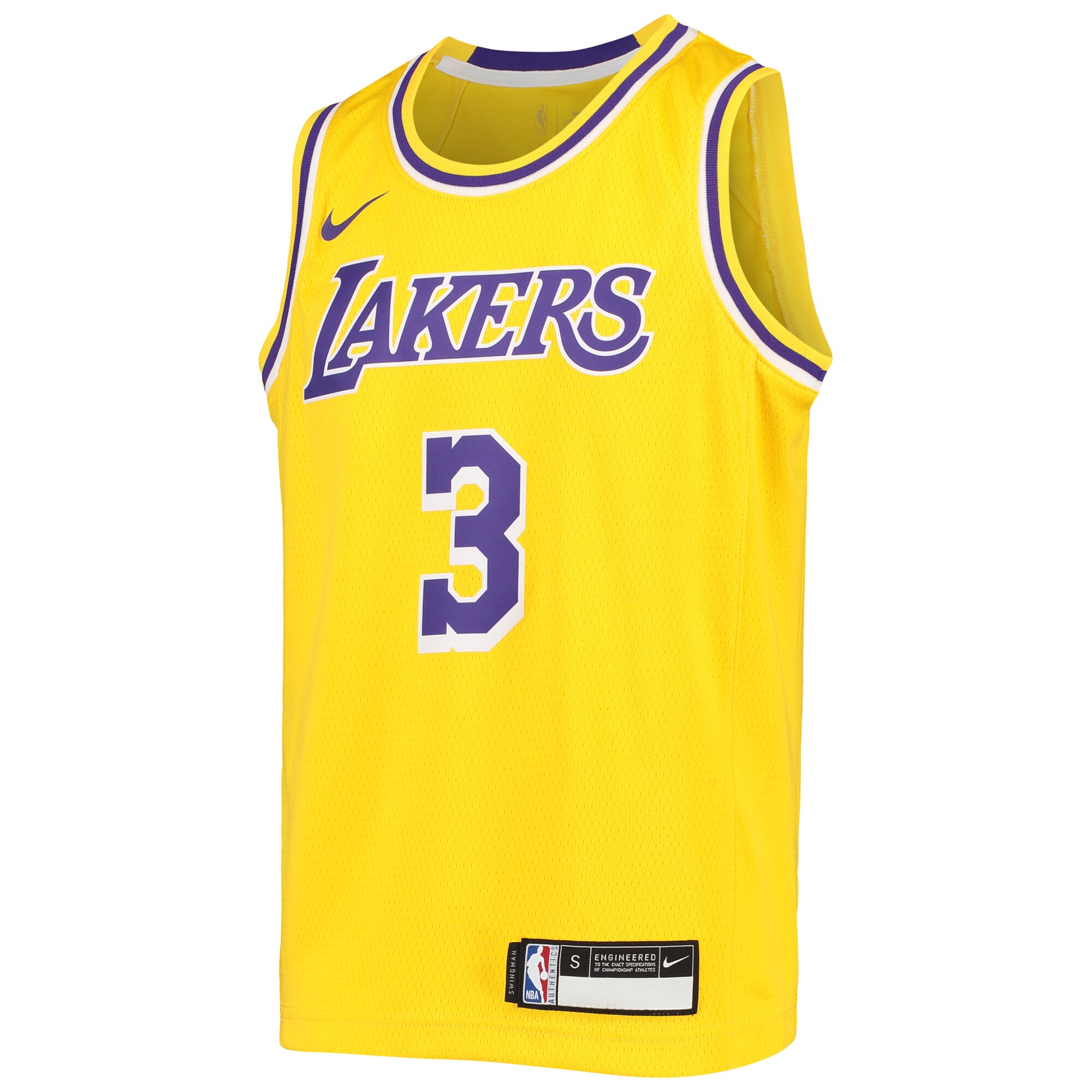 Anthony Davis Los Angeles Lakers Youth Swingman Jersey - Icon Edition - Gold