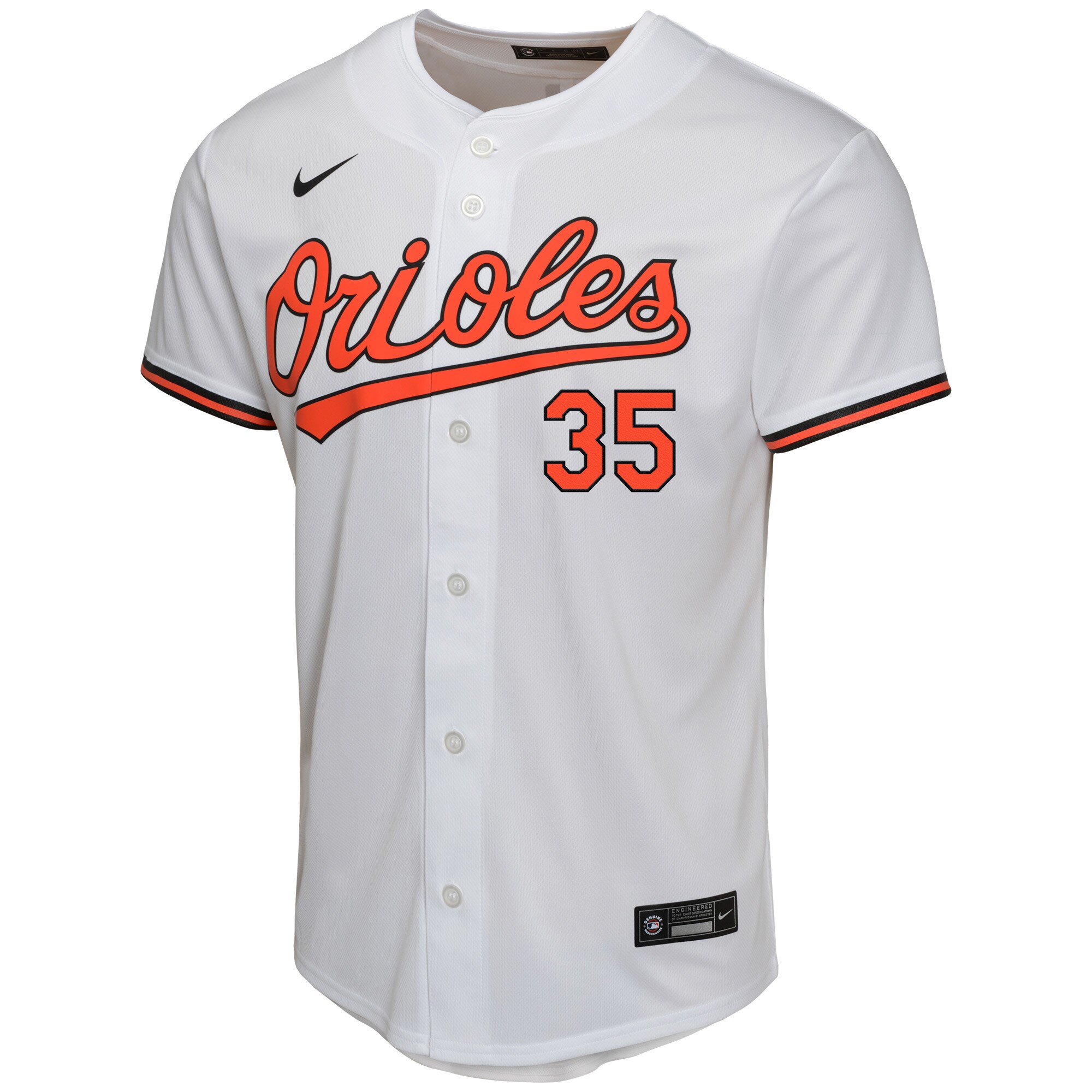 Adley Rutschman Baltimore Orioles Youth Home Game Player Jersey - White