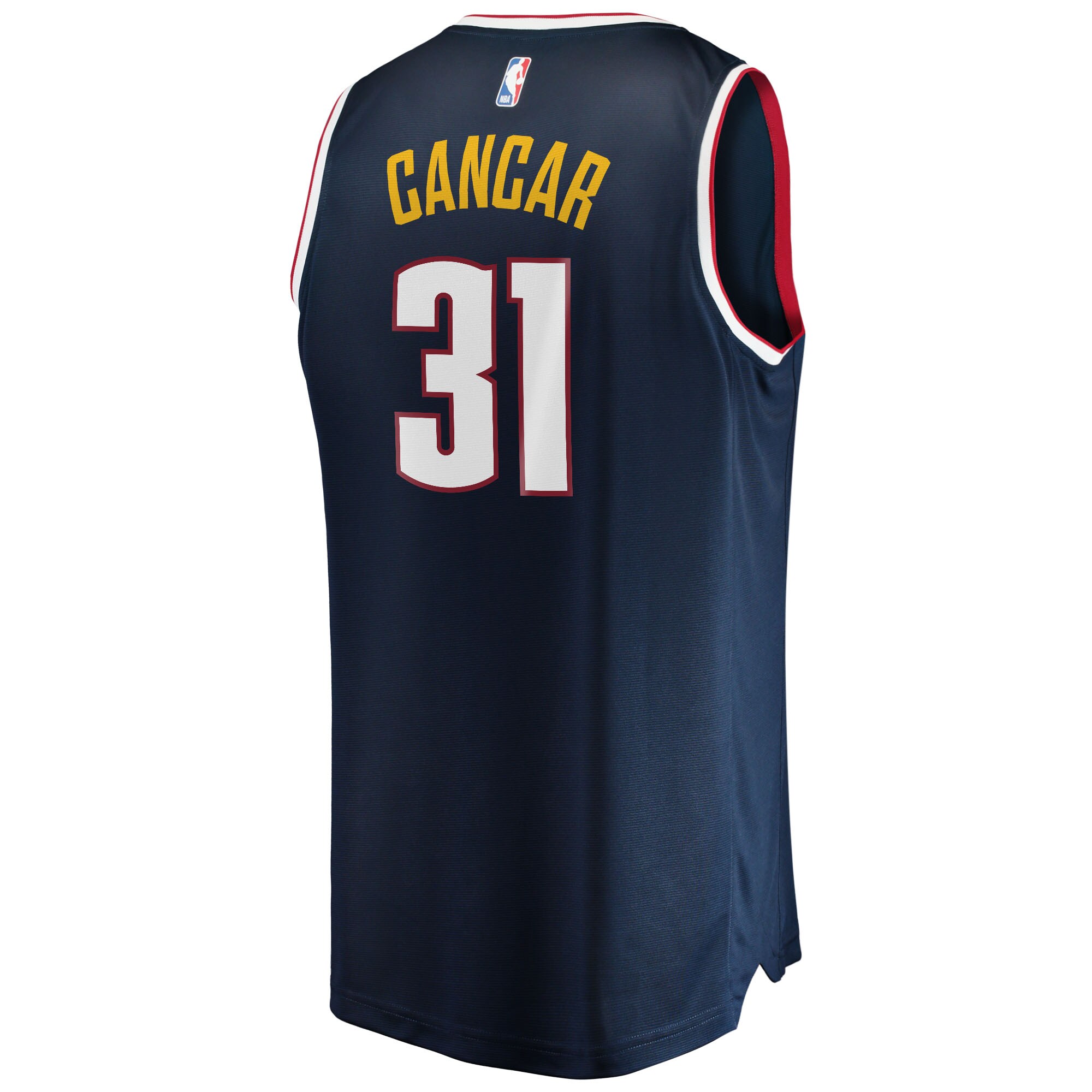 Vlatko Cancar Denver Nuggets Fanatics 2021\/22 Fast Break Replica Jersey - Icon Edition - Navy