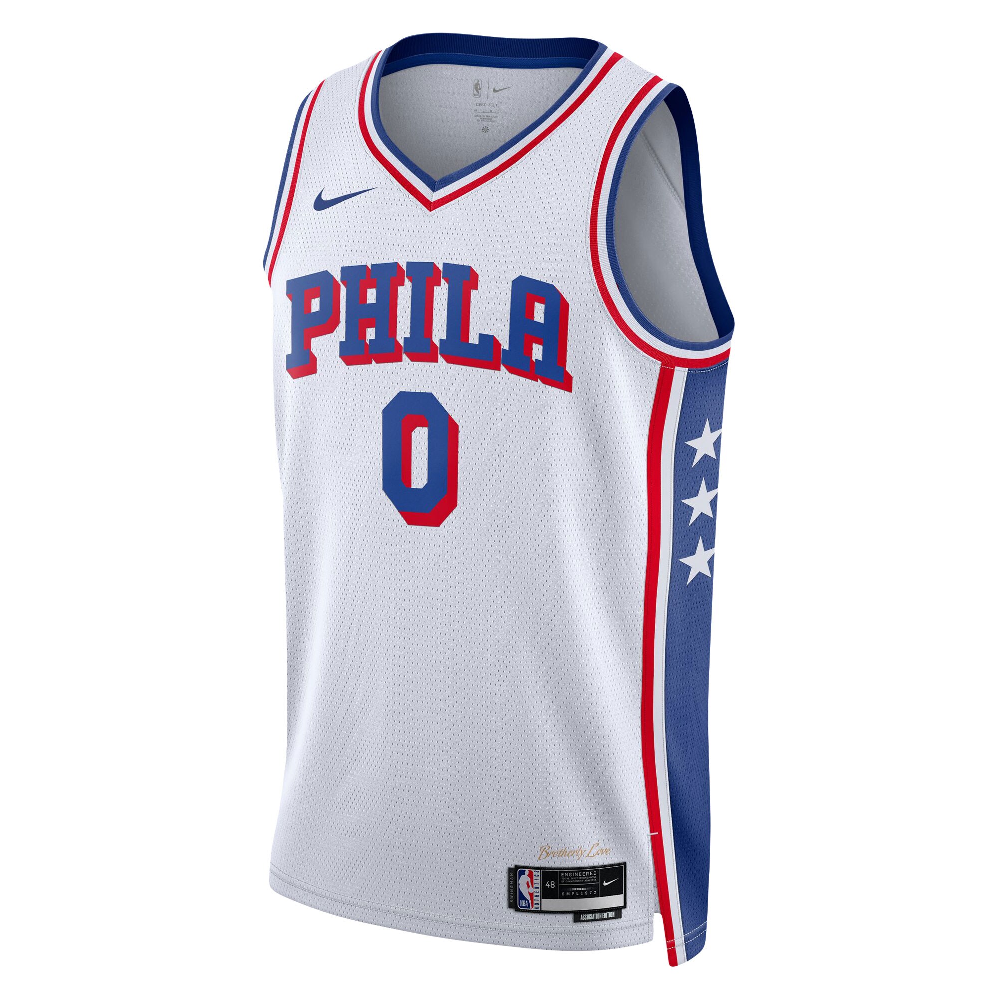 Tyrese Maxey Philadelphia 76ers Unisex Swingman Jersey - Association Edition - White