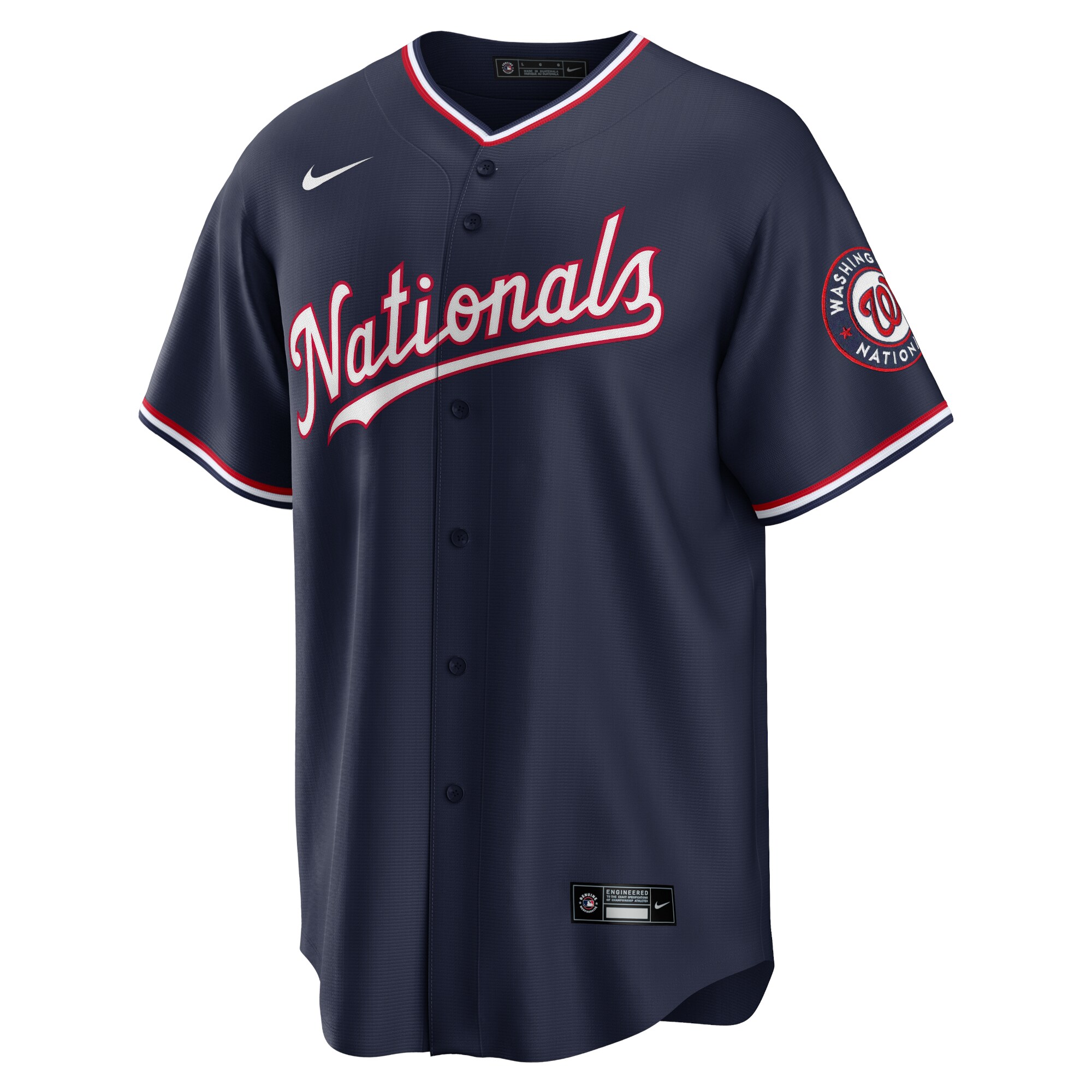 Washington Nationals  Alternate Replica Team Jersey - Navy