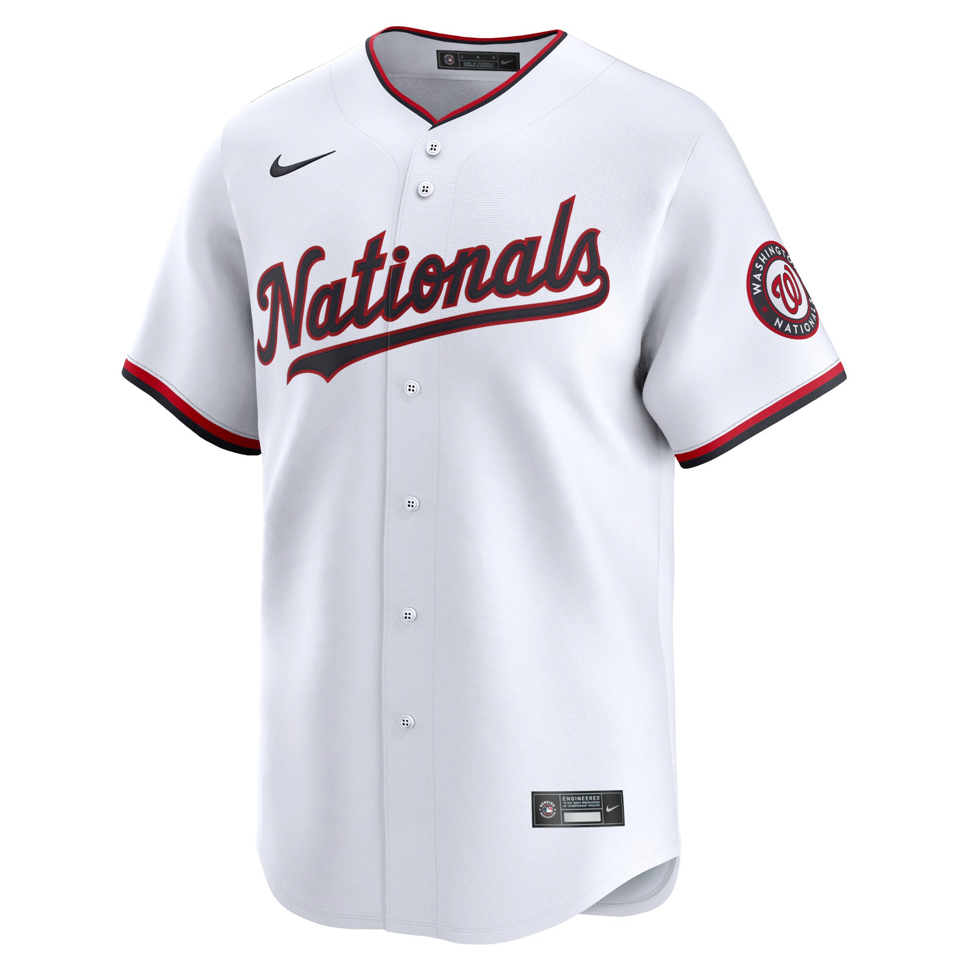 Washington Nationals  Home Limited Custom Jersey - White