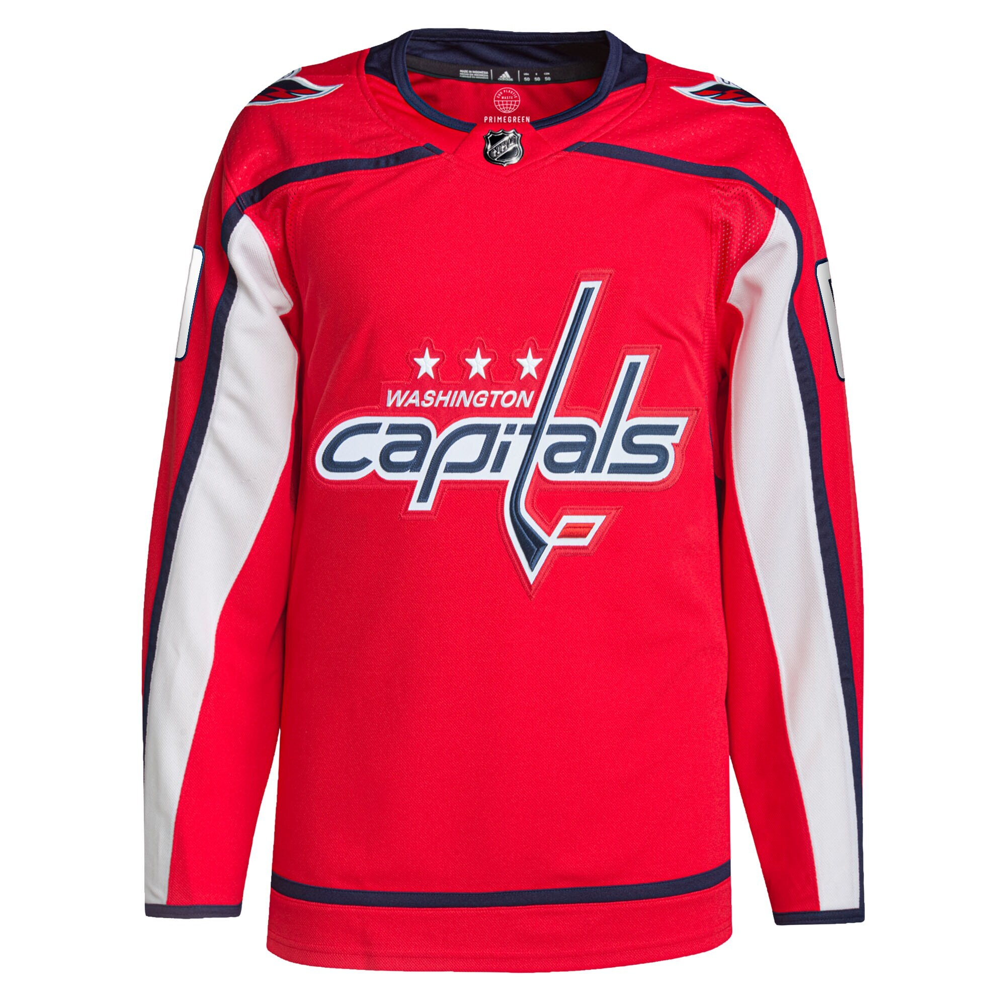 Washington Capitals adidas Home Primegreen Authentic Custom Jersey - Red