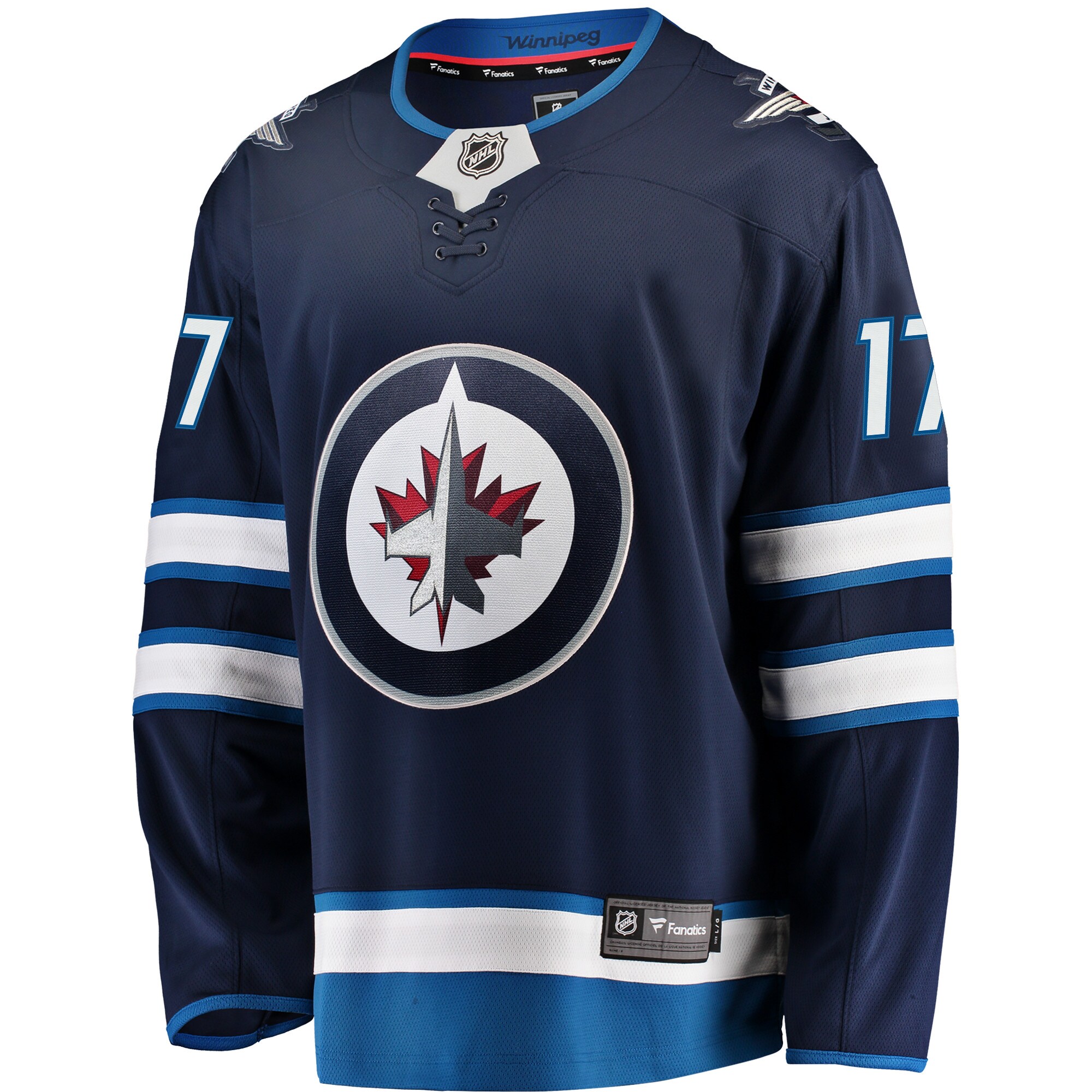 Adam Lowry Winnipeg Jets Fanatics Breakaway Replica Jersey - Navy