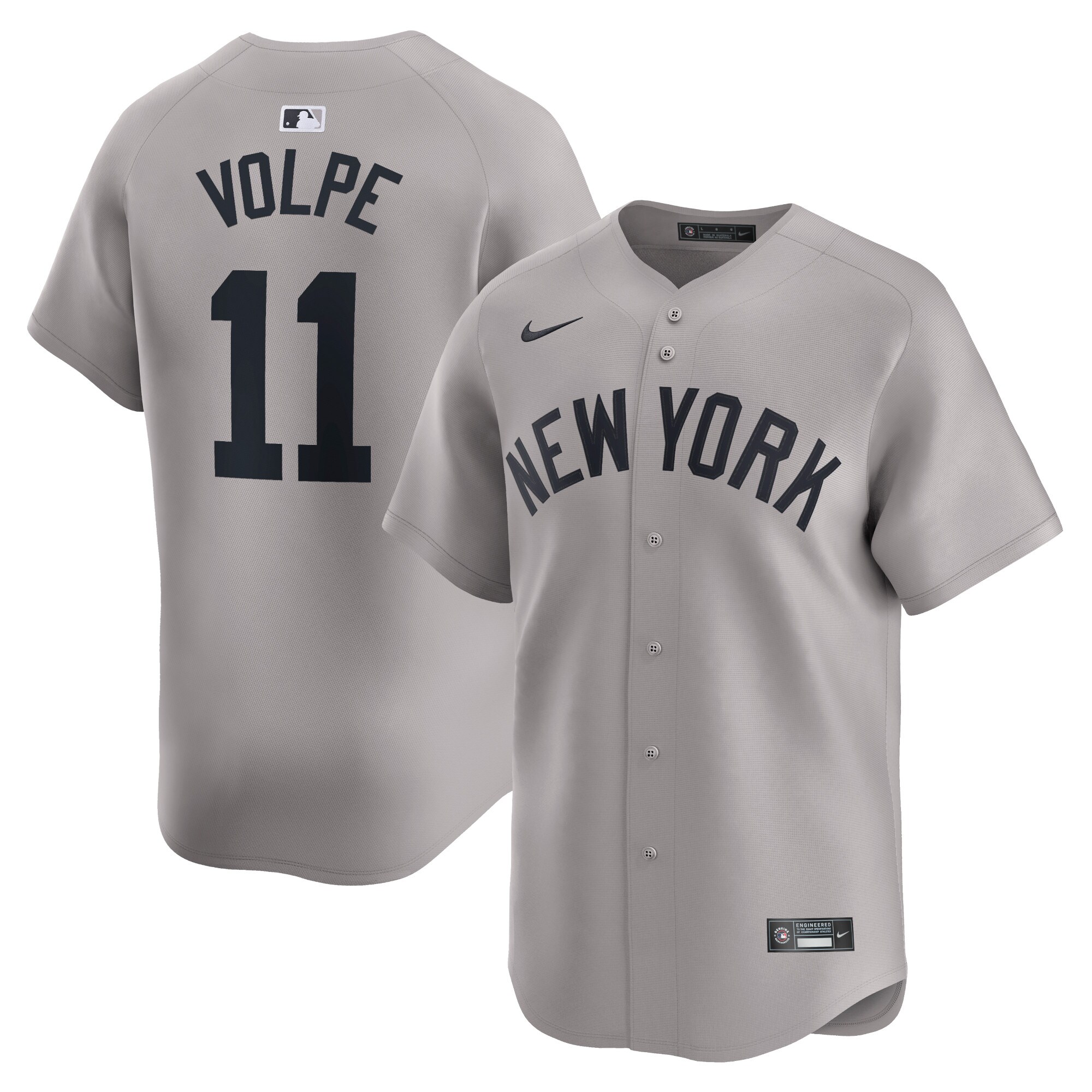 Anthony Volpe New York Yankees  Away Limited Player Jersey - Gray