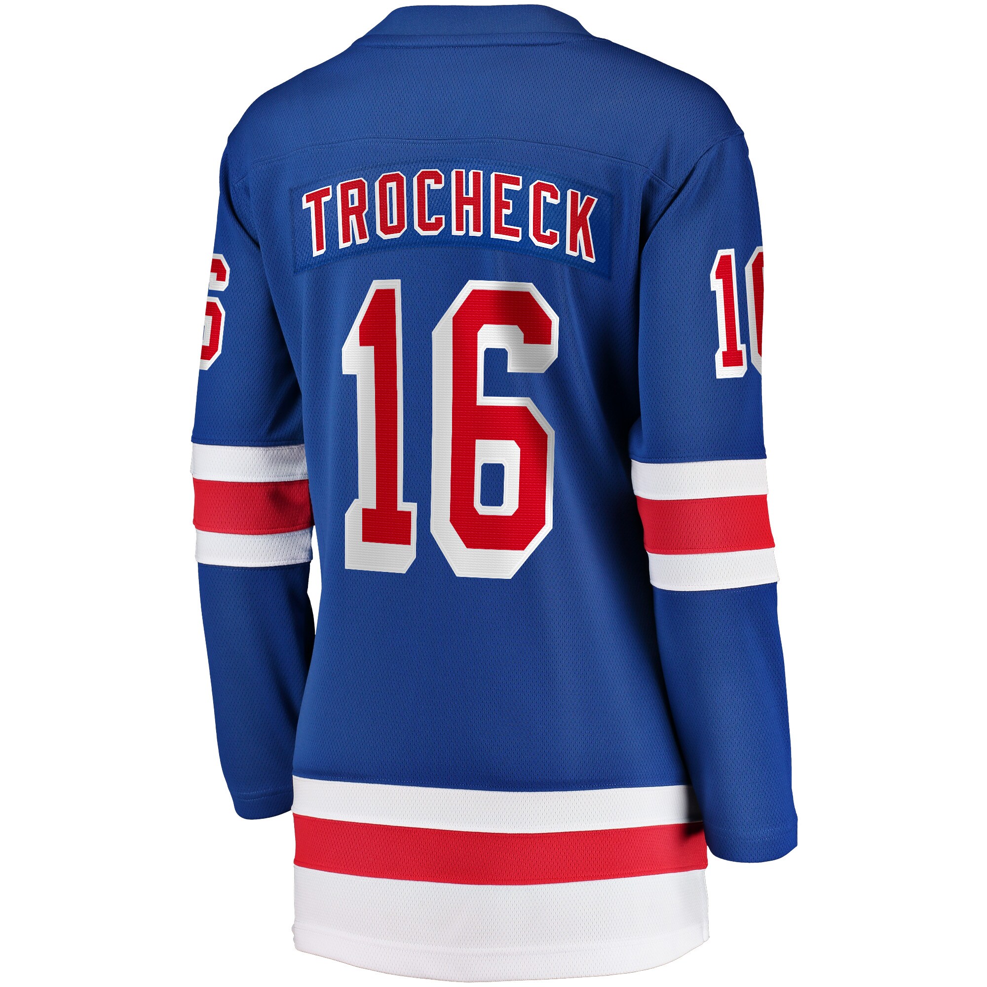Vincent Trocheck New York Rangers Fanatics Women's Home Breakaway Player Jersey - Blue