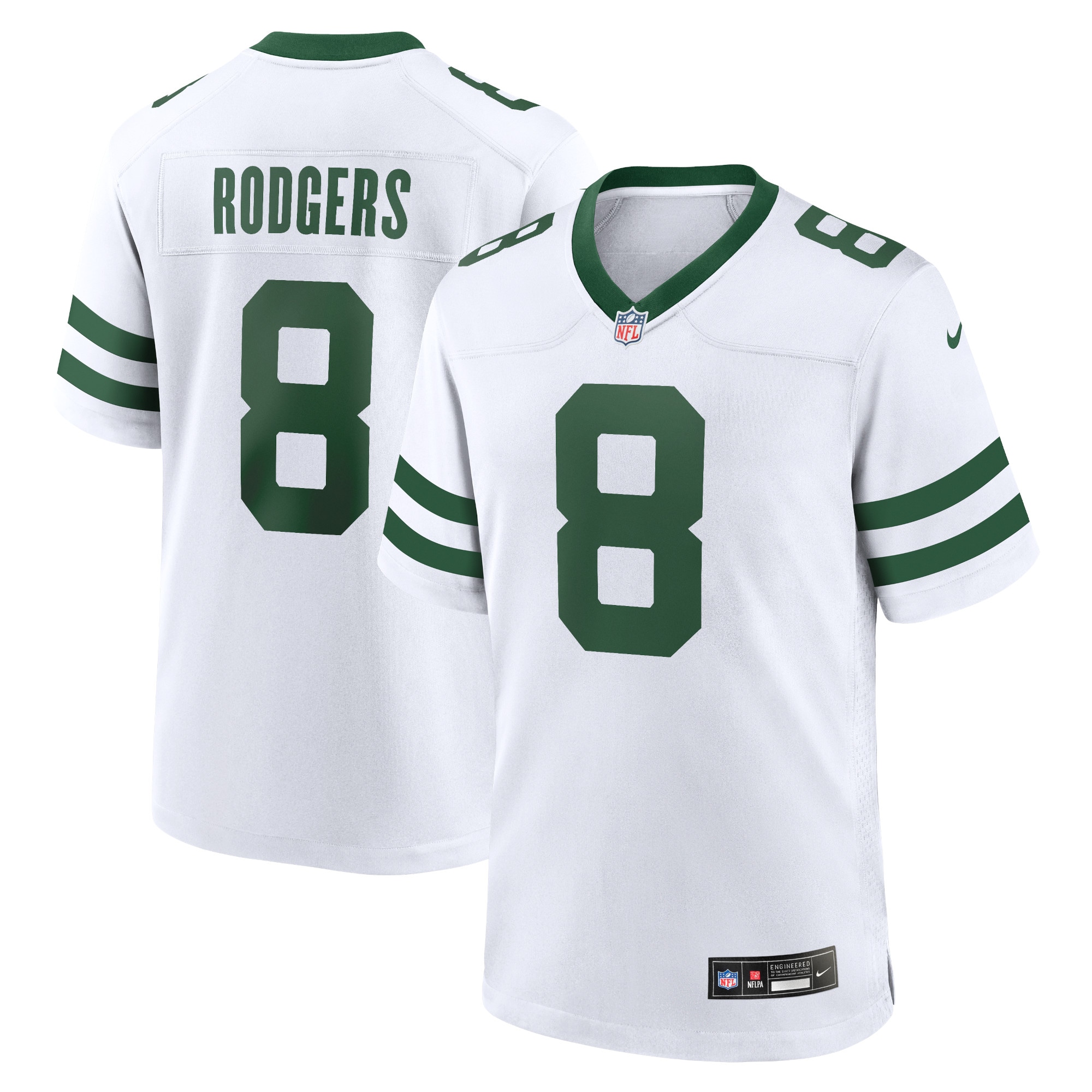 Aaron Rodgers New York Jets  Player Game Jersey - Legacy White