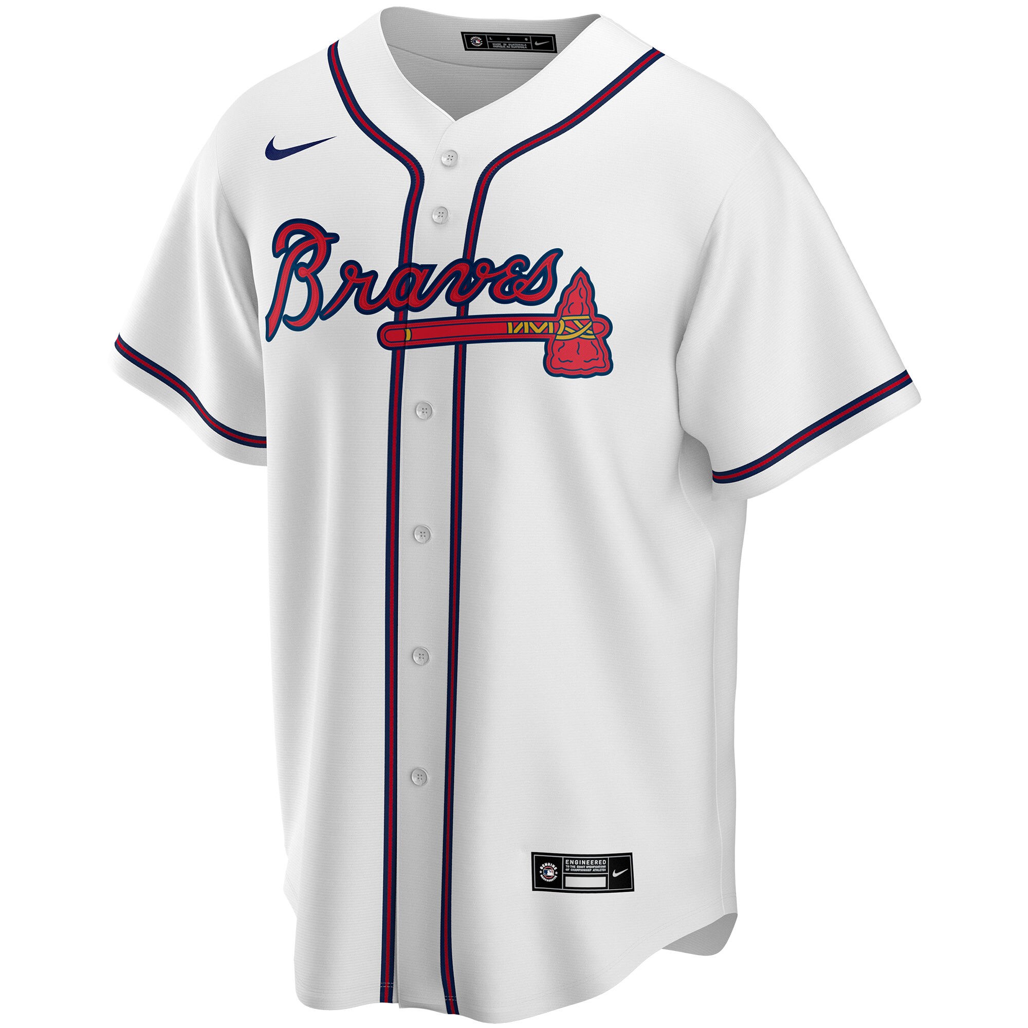 Atlanta Braves Home Pick-A-Player Retired Roster Replica Jersey - White