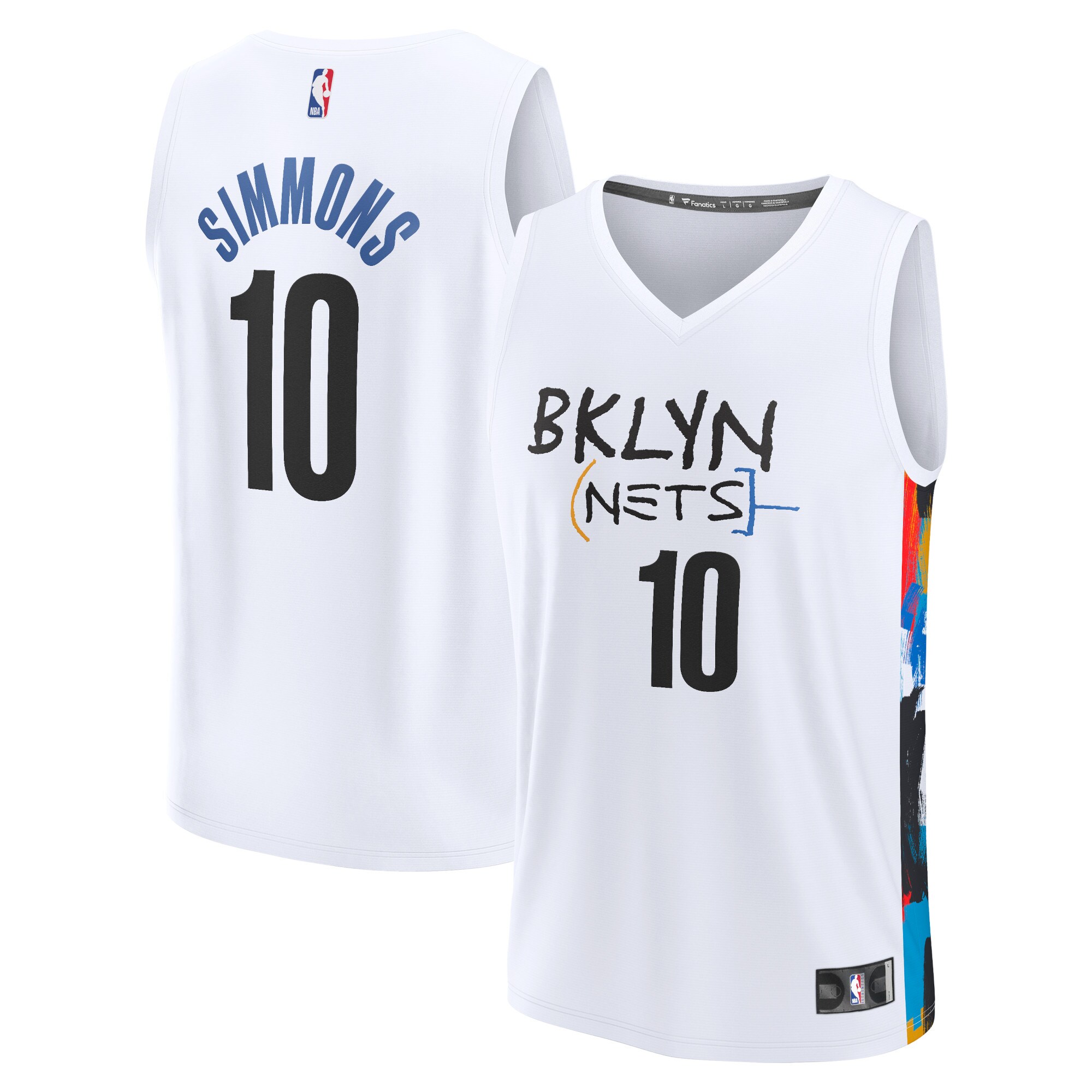 Ben Simmons Brooklyn Nets Fanatics Fastbreak Jersey - City Edition - White