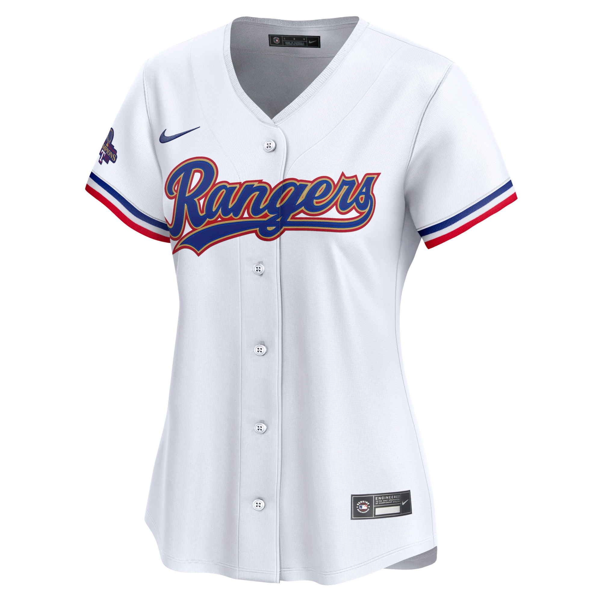 Marcus Semien Texas Rangers Women's 2024 Gold Collection Limited Player Jersey White