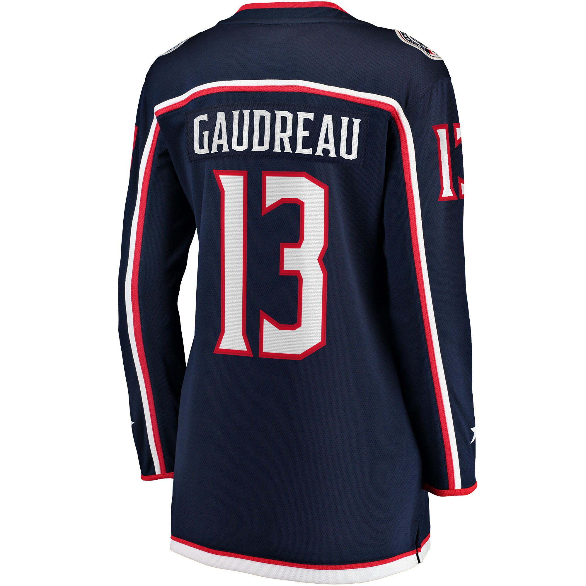 Johnny Gaudreau Columbus Blue Jackets Fanatics Women's Breakaway Player Jersey - Navy