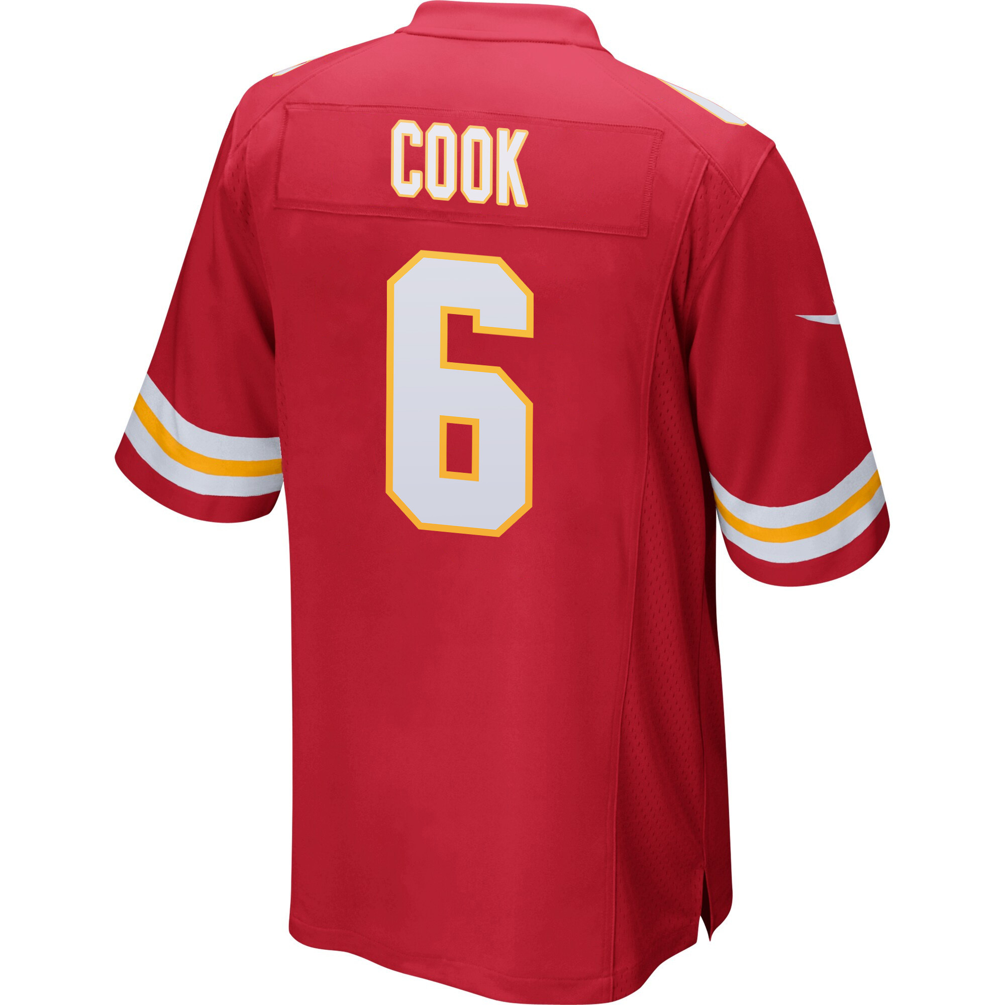 Bryan Cook 6 Kansas City Chiefs Super Bowl LVIII Patch Game Men Jersey - Red