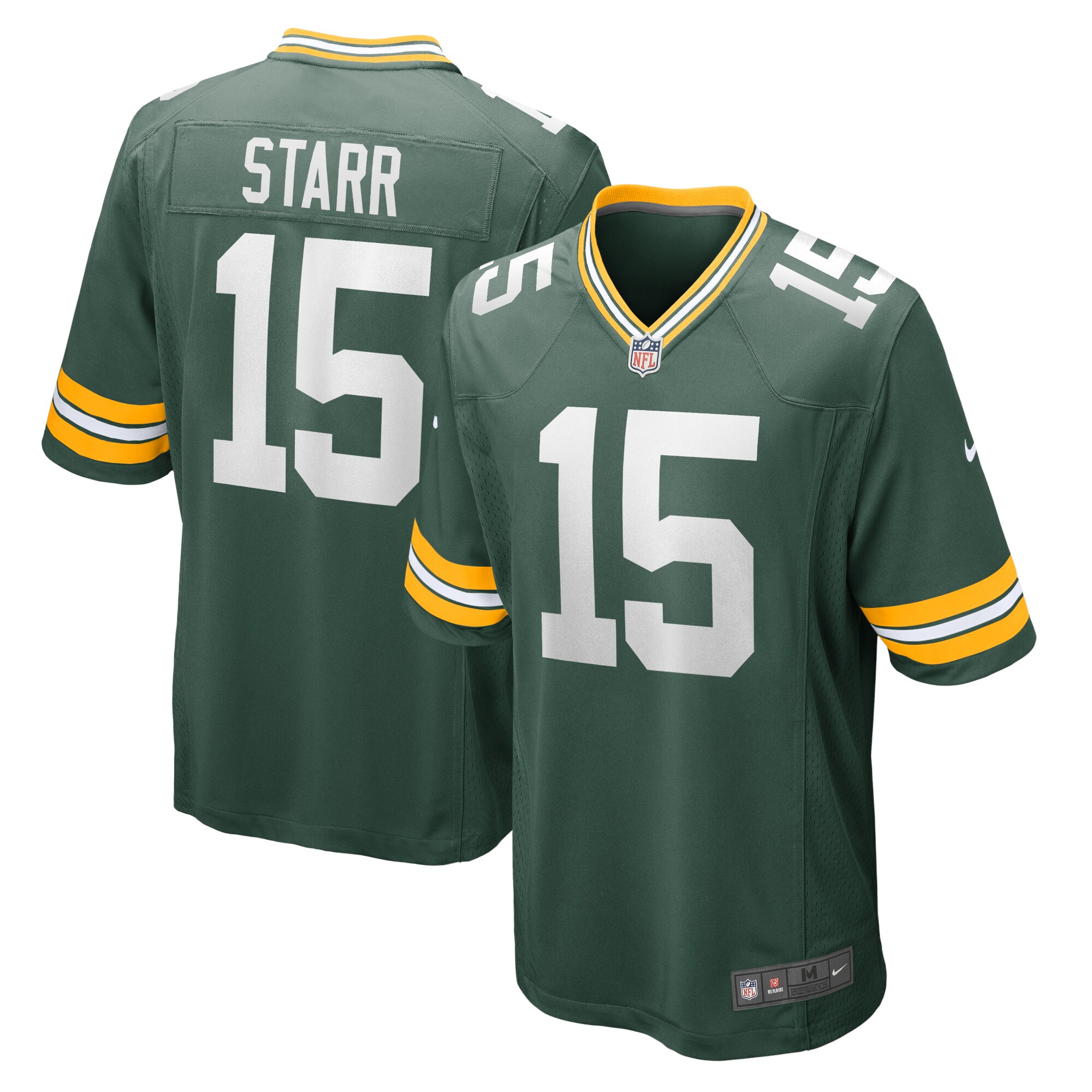 Bart Starr Green Bay Packers  Retired Player Game Jersey - Green