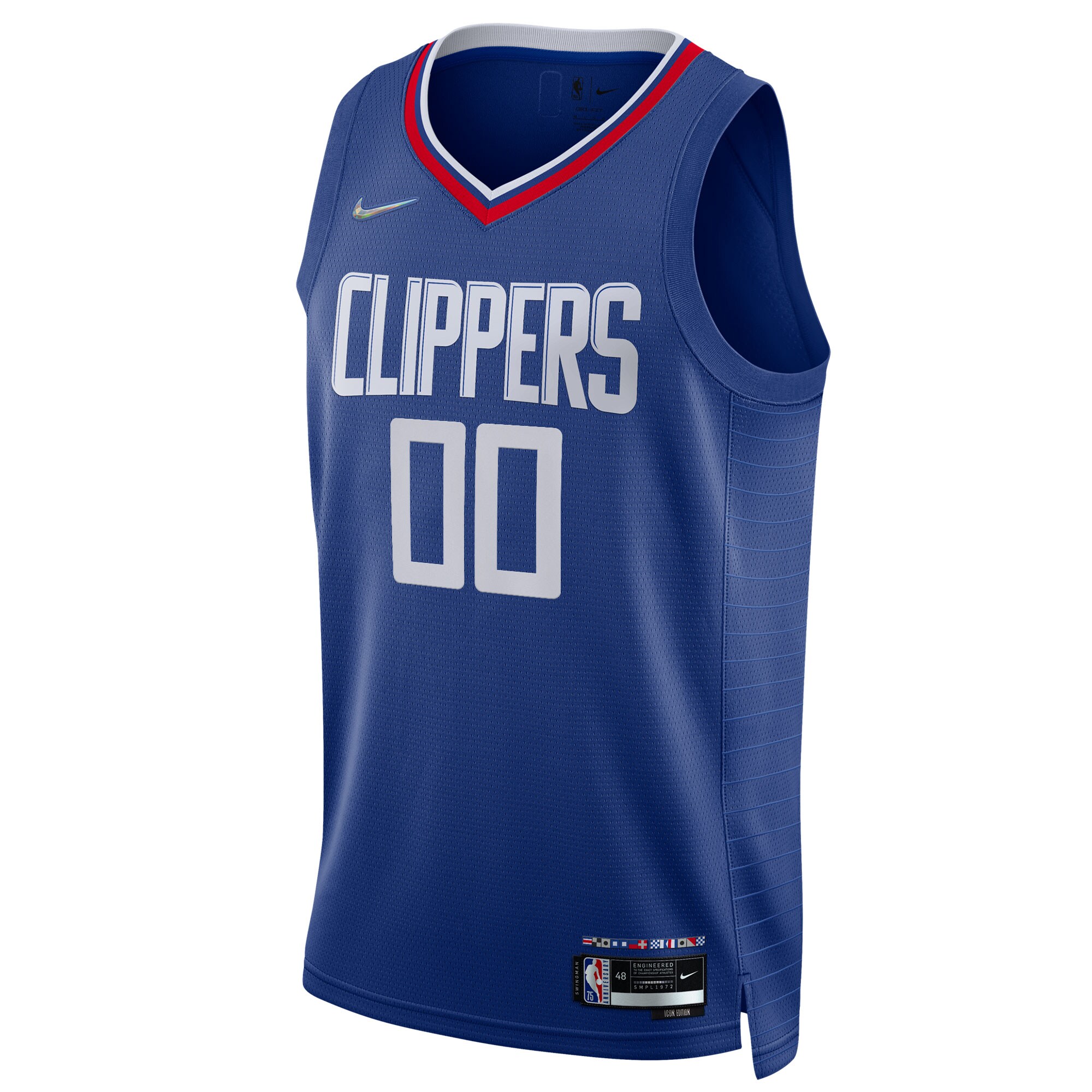 LA Clippers 2021\/22 Diamond Swingman Custom Jersey - Icon Edition - Royal