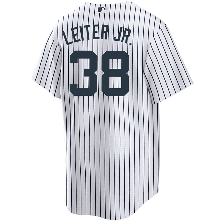 Mark Leiter Jr. New York Yankees Youth Home World Series Jersey