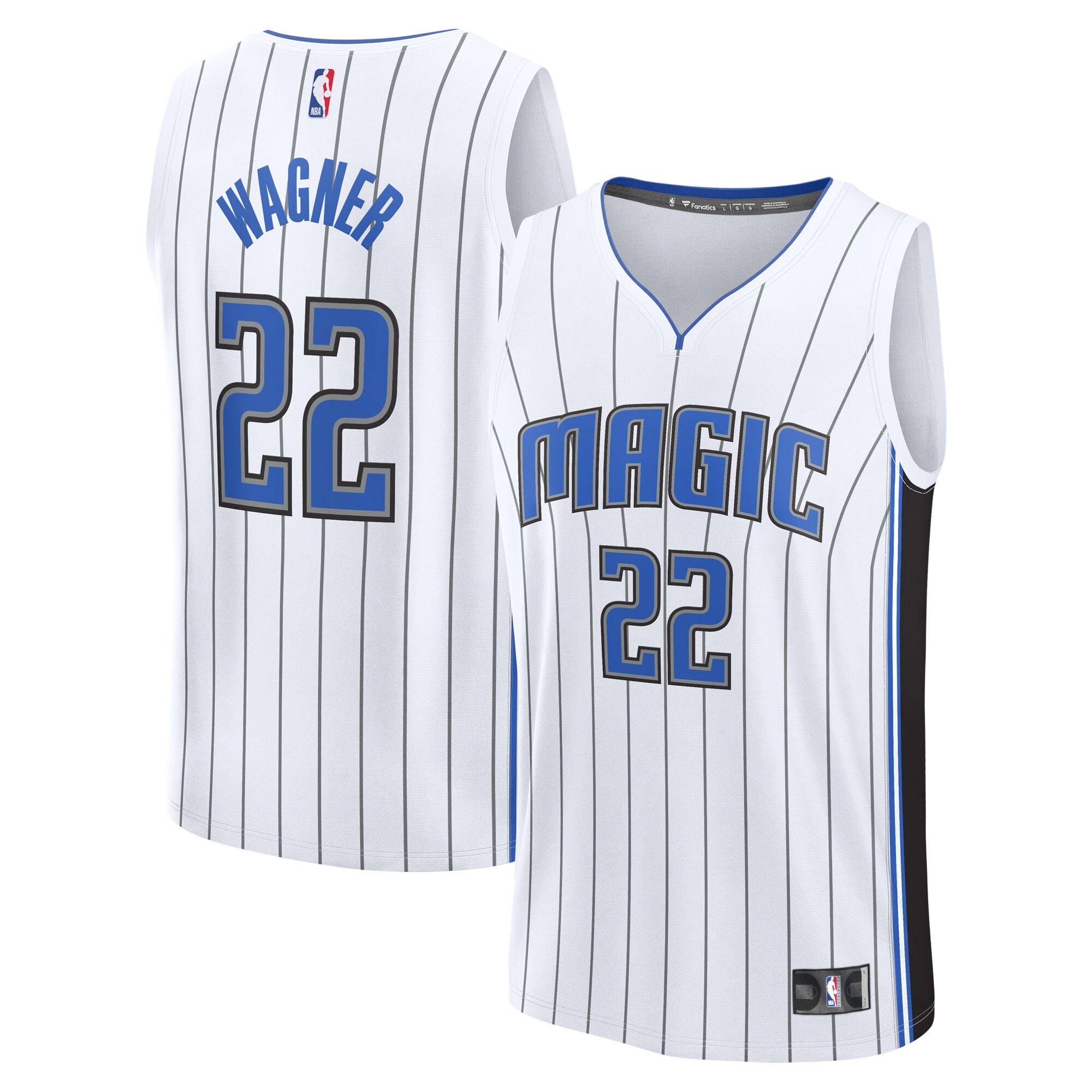 Franz Wagner Orlando Magic Fanatics Youth Fast Break Replica Player Jersey - Association Edition - White