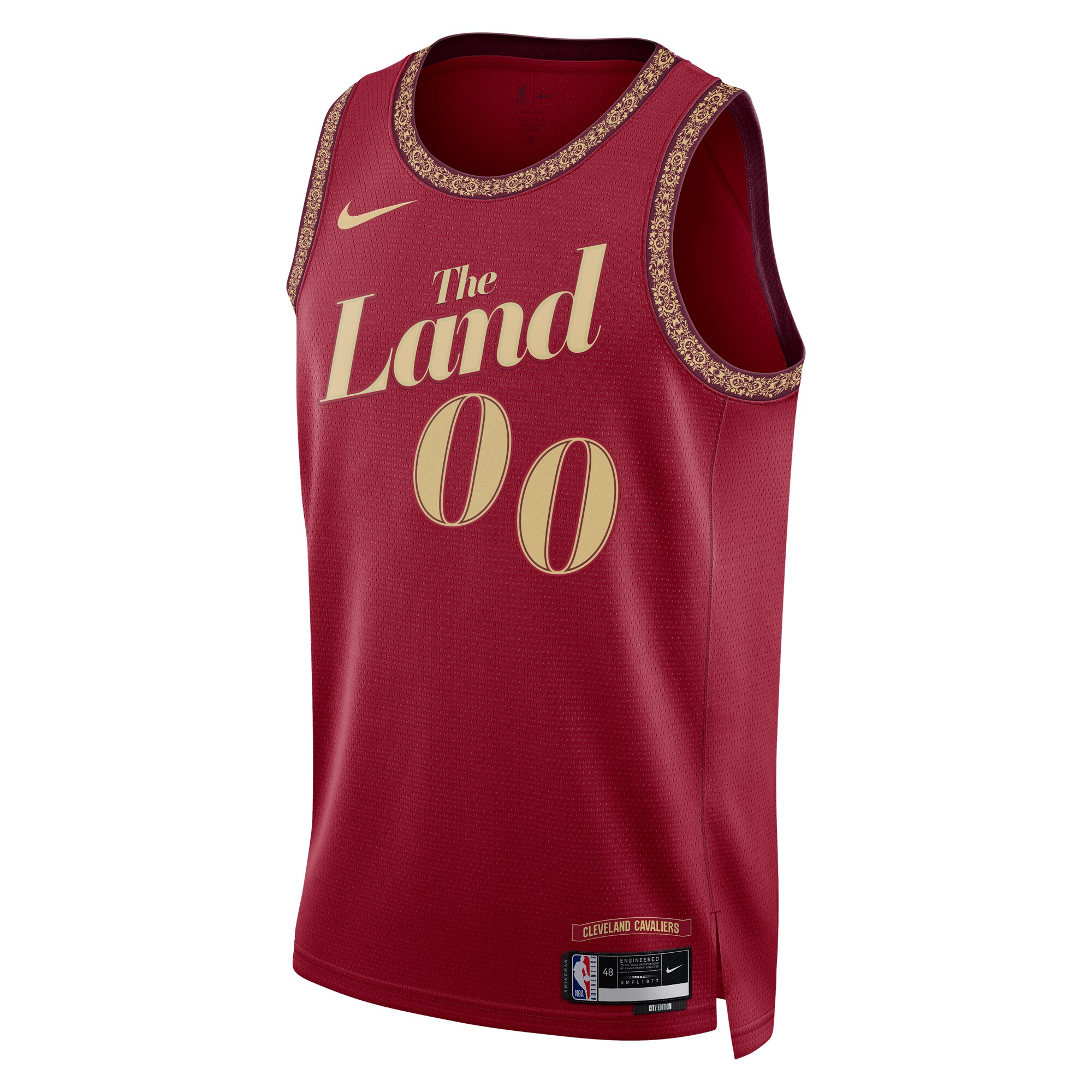 Cleveland Cavaliers Unisex 2023\/24 Custom Swingman Jersey - Wine - City Edition