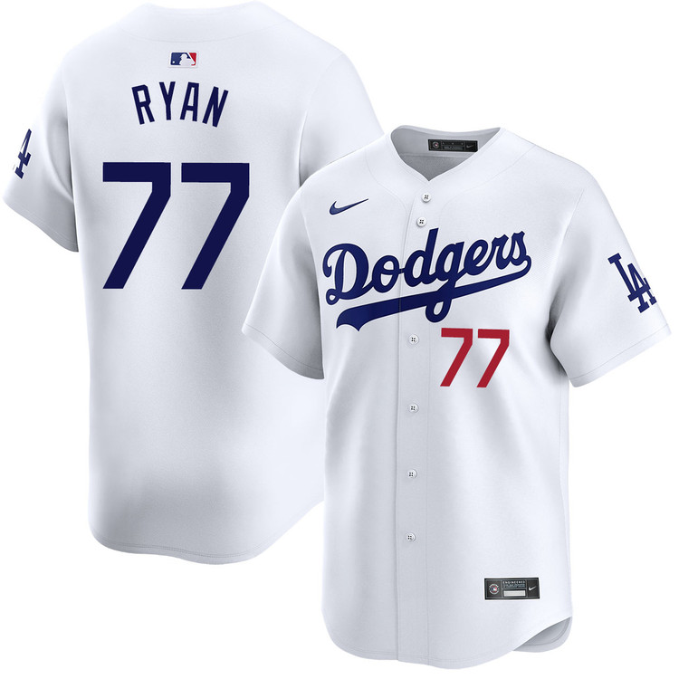 River Ryan Los Angeles Dodgers Home Limited Jersey
