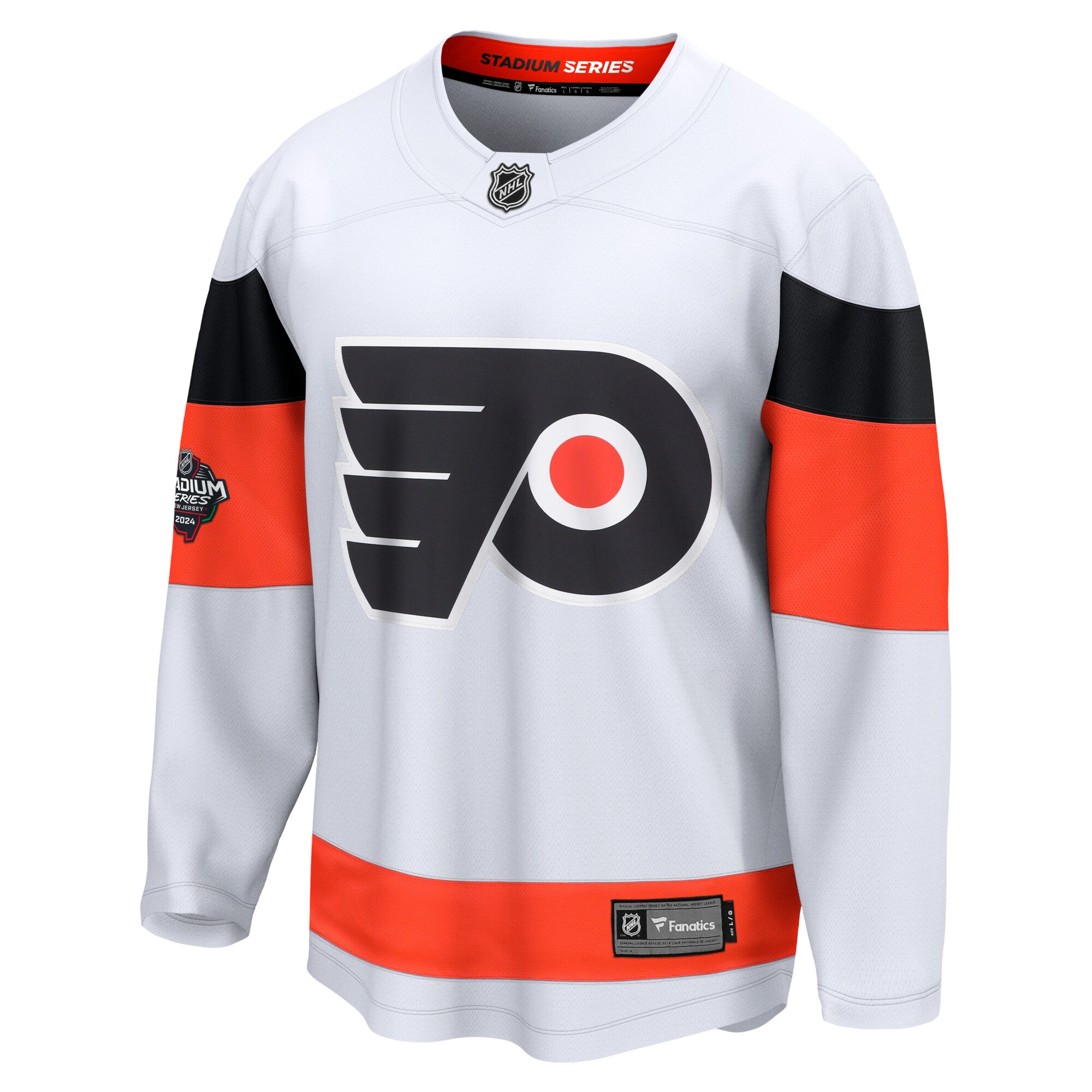 Philadelphia Flyers Fanatics 2024 NHL Stadium Series Breakaway Jersey White