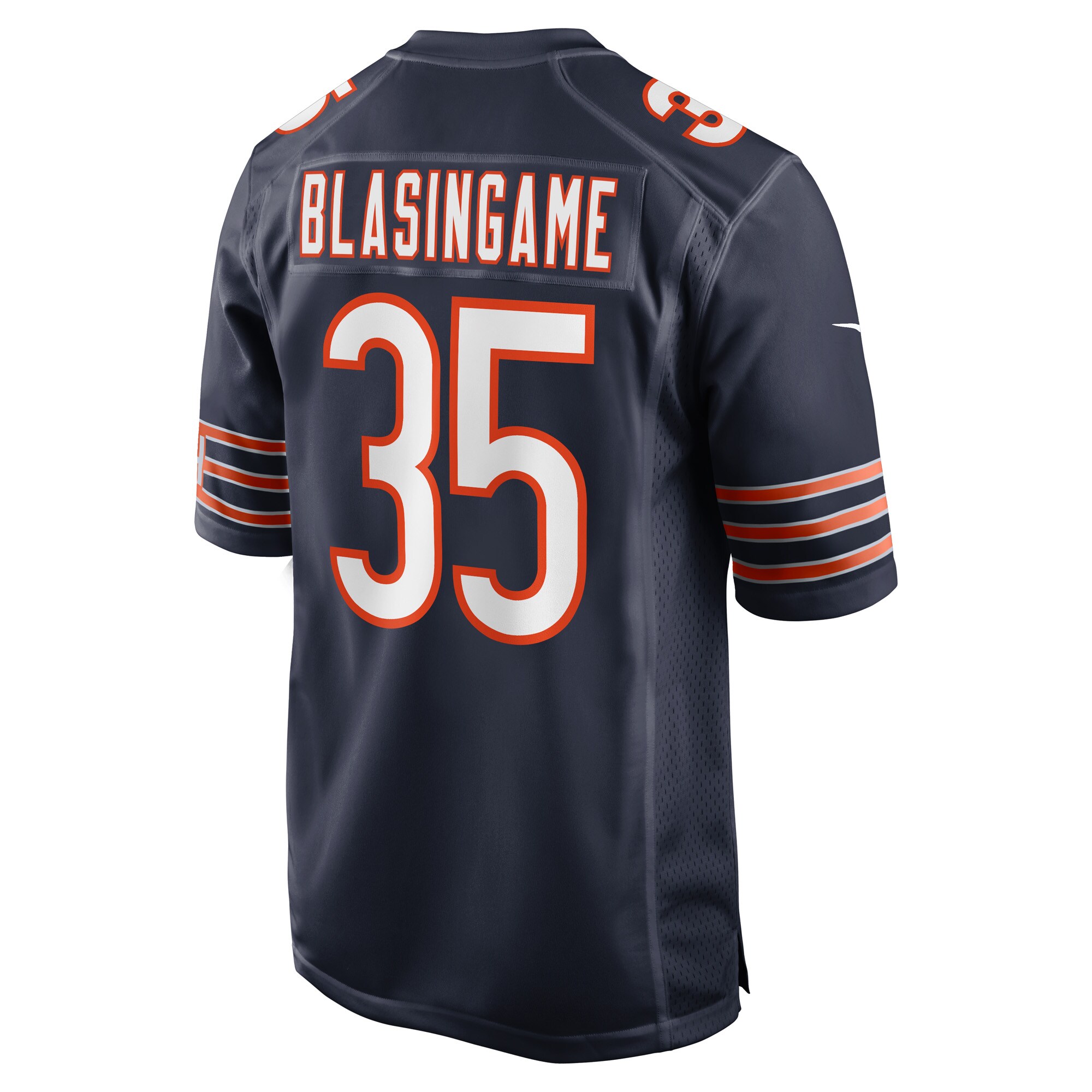 Khari Blasingame Chicago Bears  Game Player Jersey - Navy