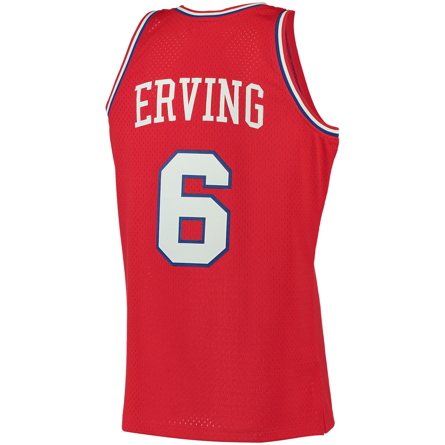 Julius Erving Philadelphia 76ers Mitchell & Ness 1982\/83 Big & Tall Hardwood Classics Swingman Jersey - Red